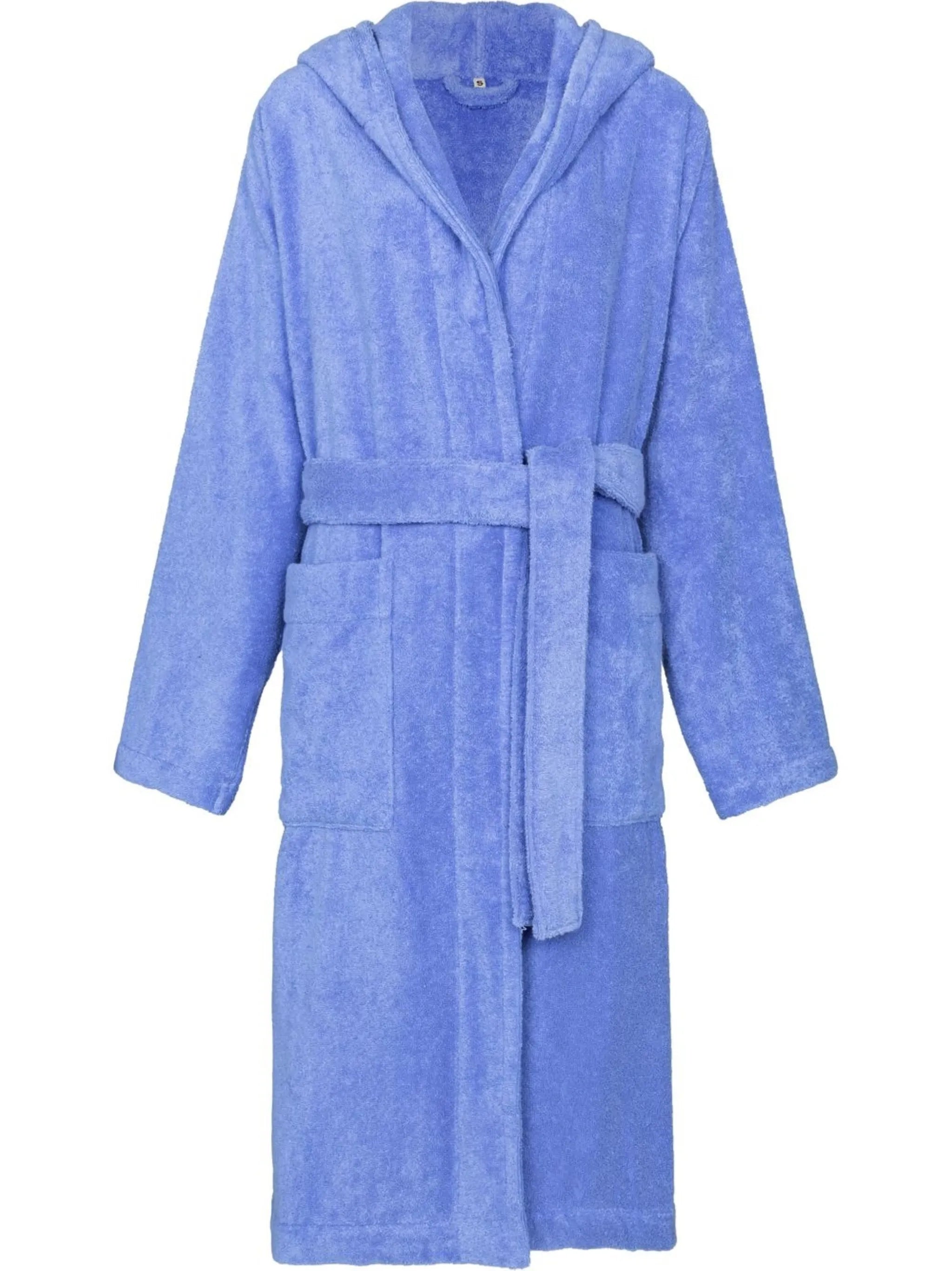 hooded midi robe