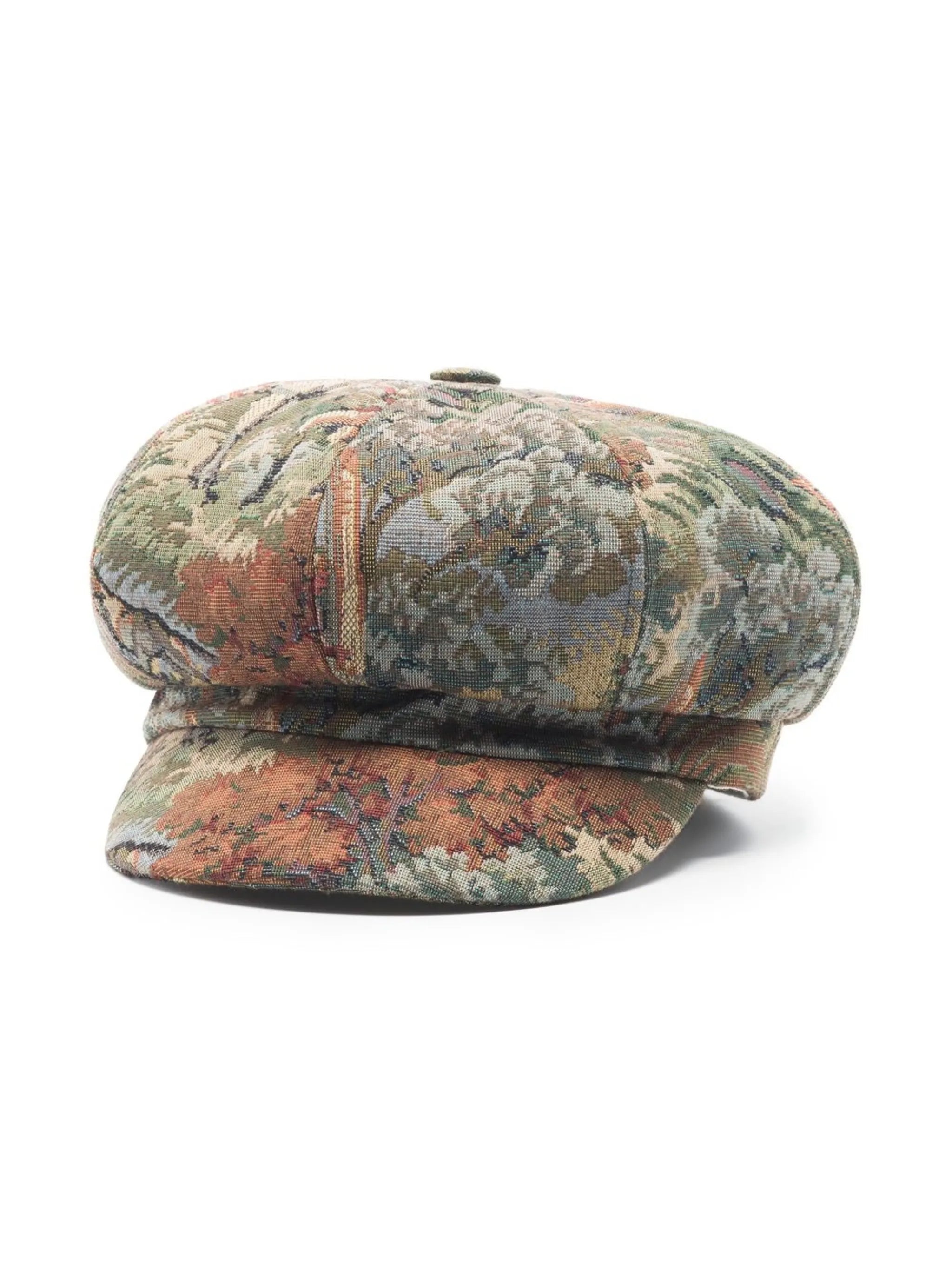 jacquard baker boy cap