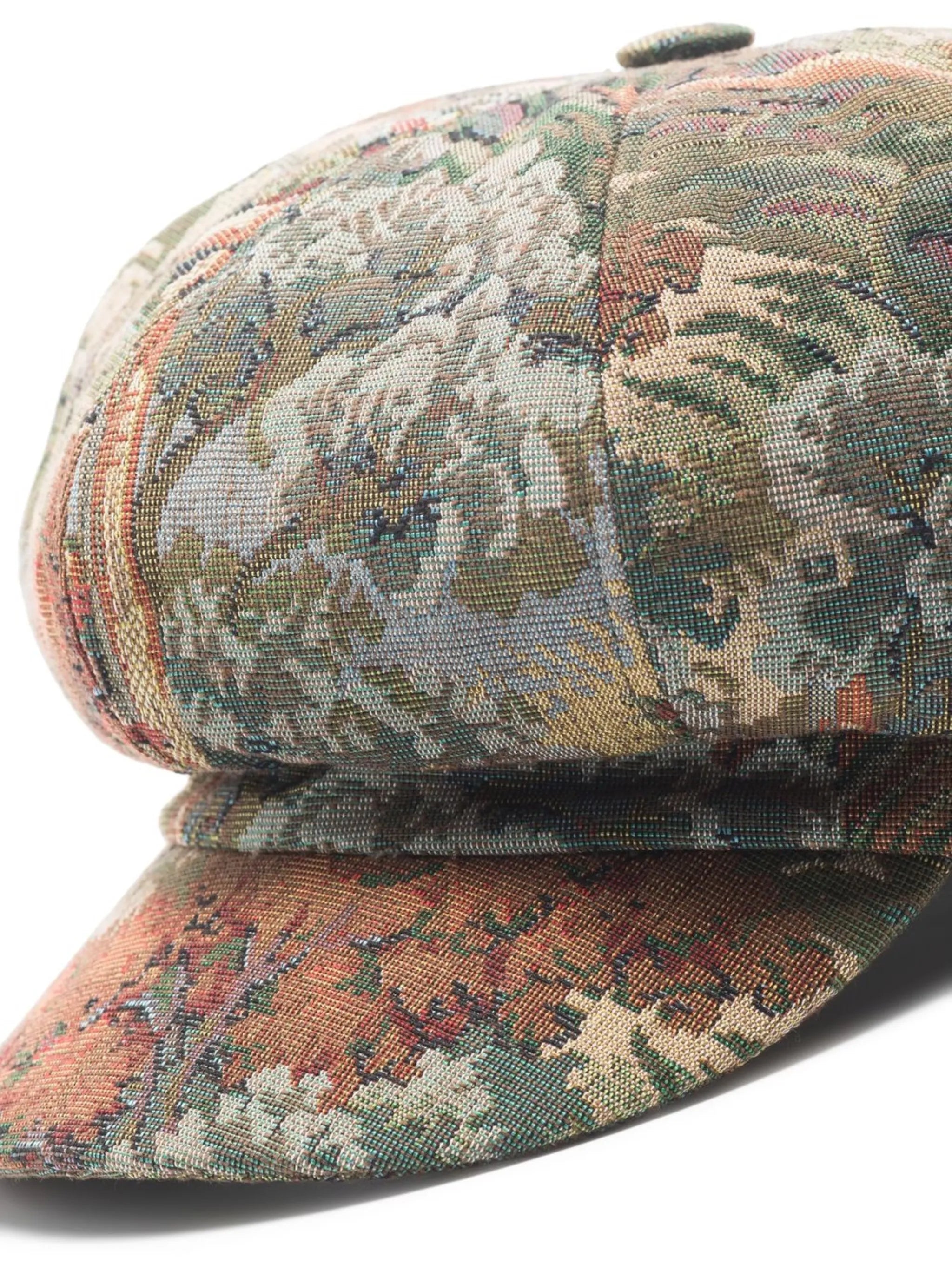 jacquard baker boy cap