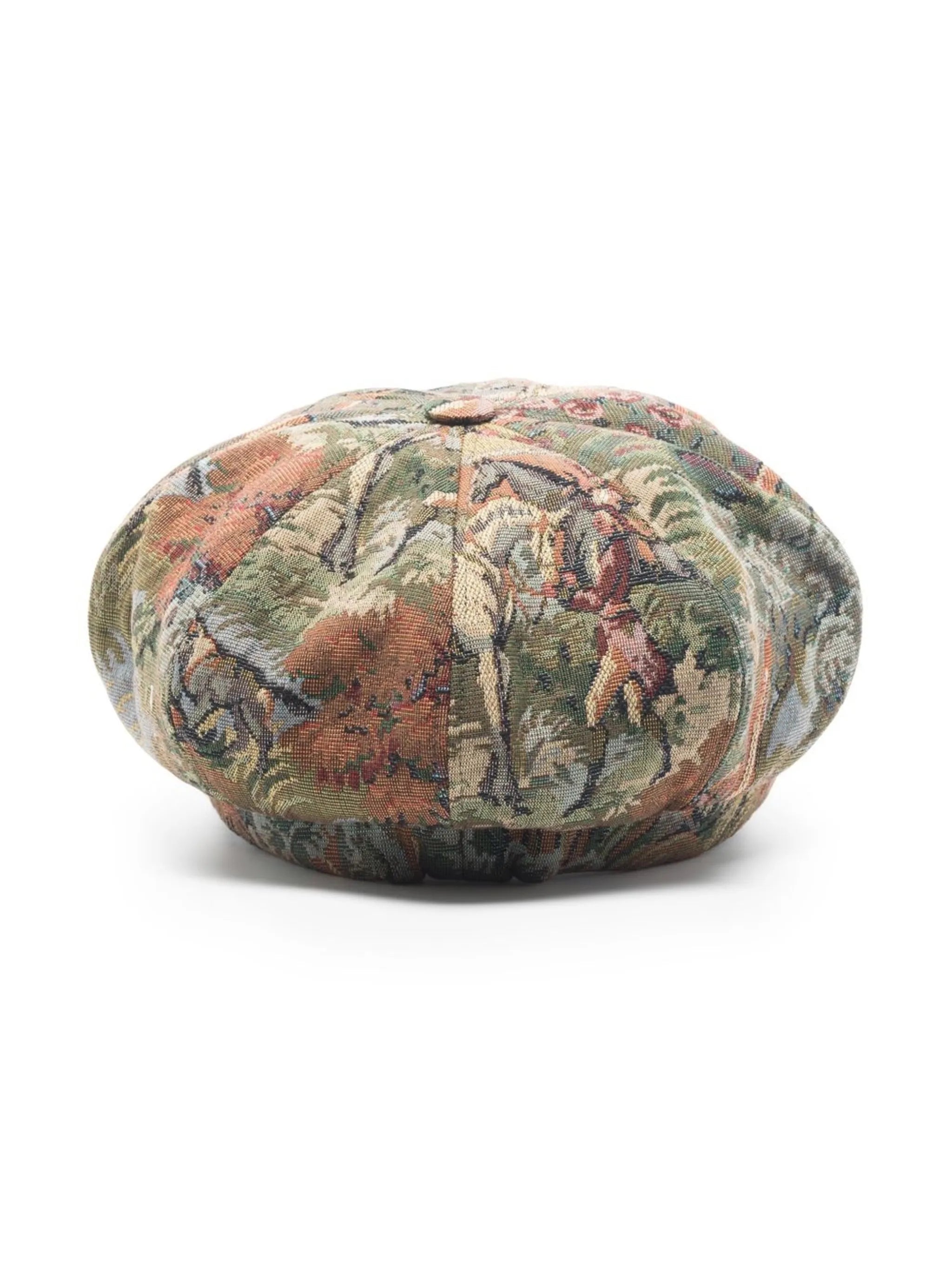 jacquard baker boy cap