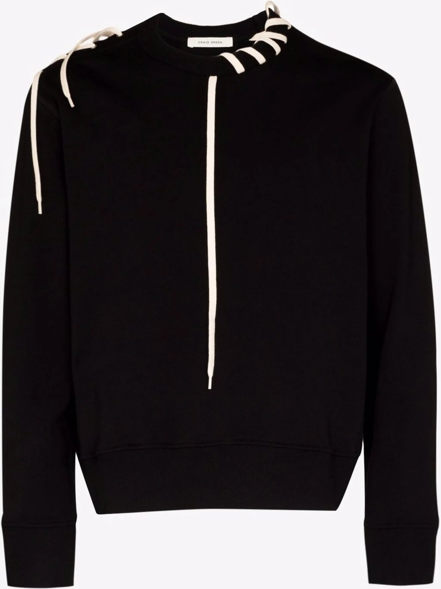 shoelace-detail sweatshirt