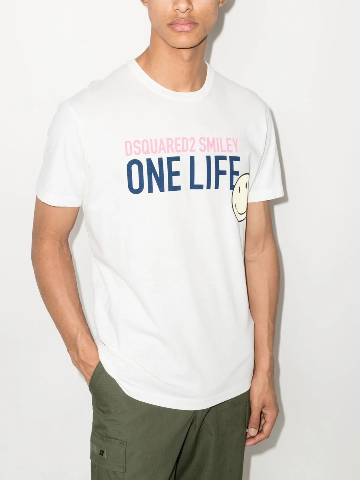graphic-print short-sleeved T-shirt