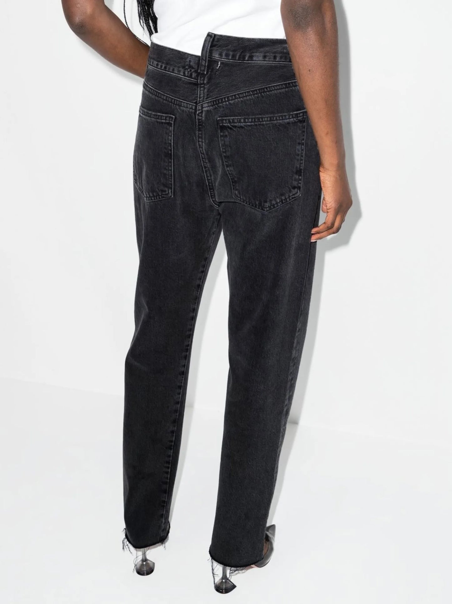 Criss Cross straight-leg jeans