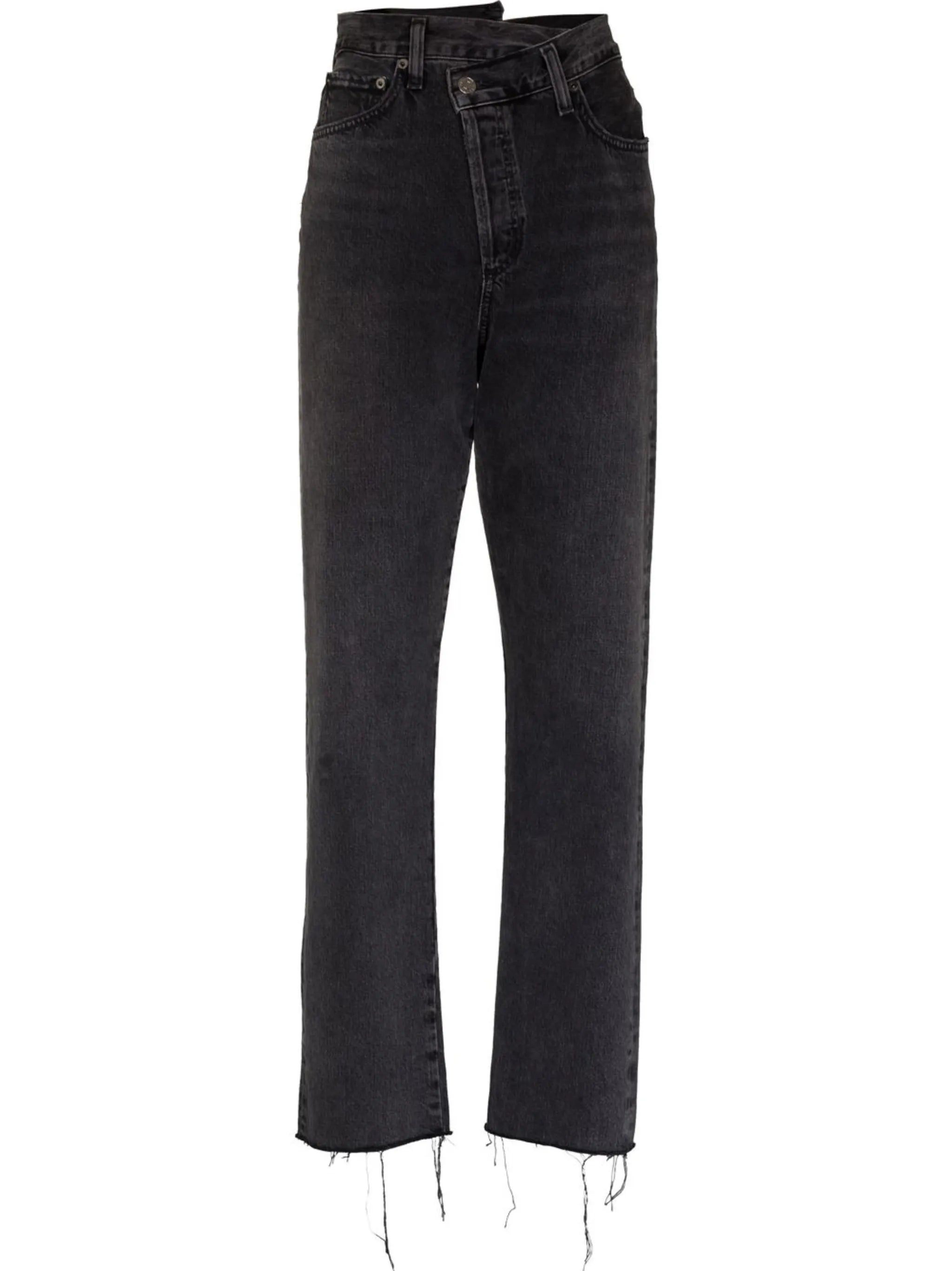 Criss Cross straight-leg jeans
