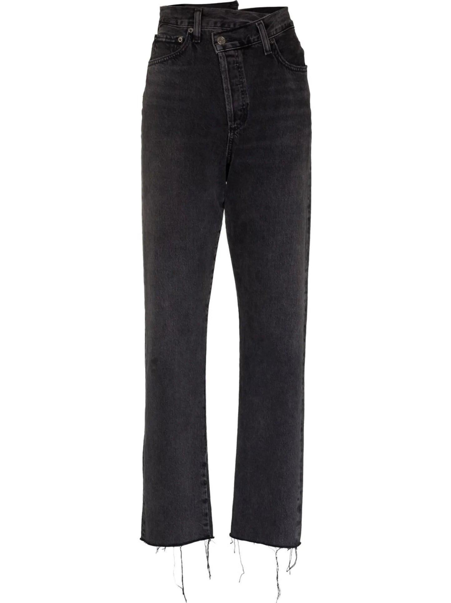 Criss Cross straight-leg jeans