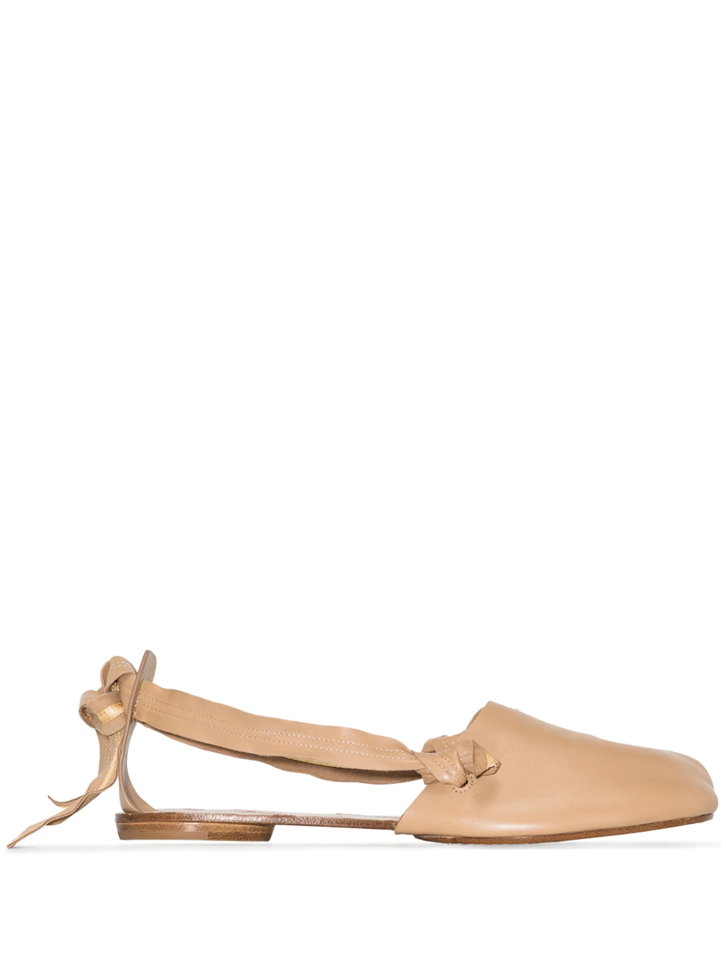 Tabi tie-fastening sandals