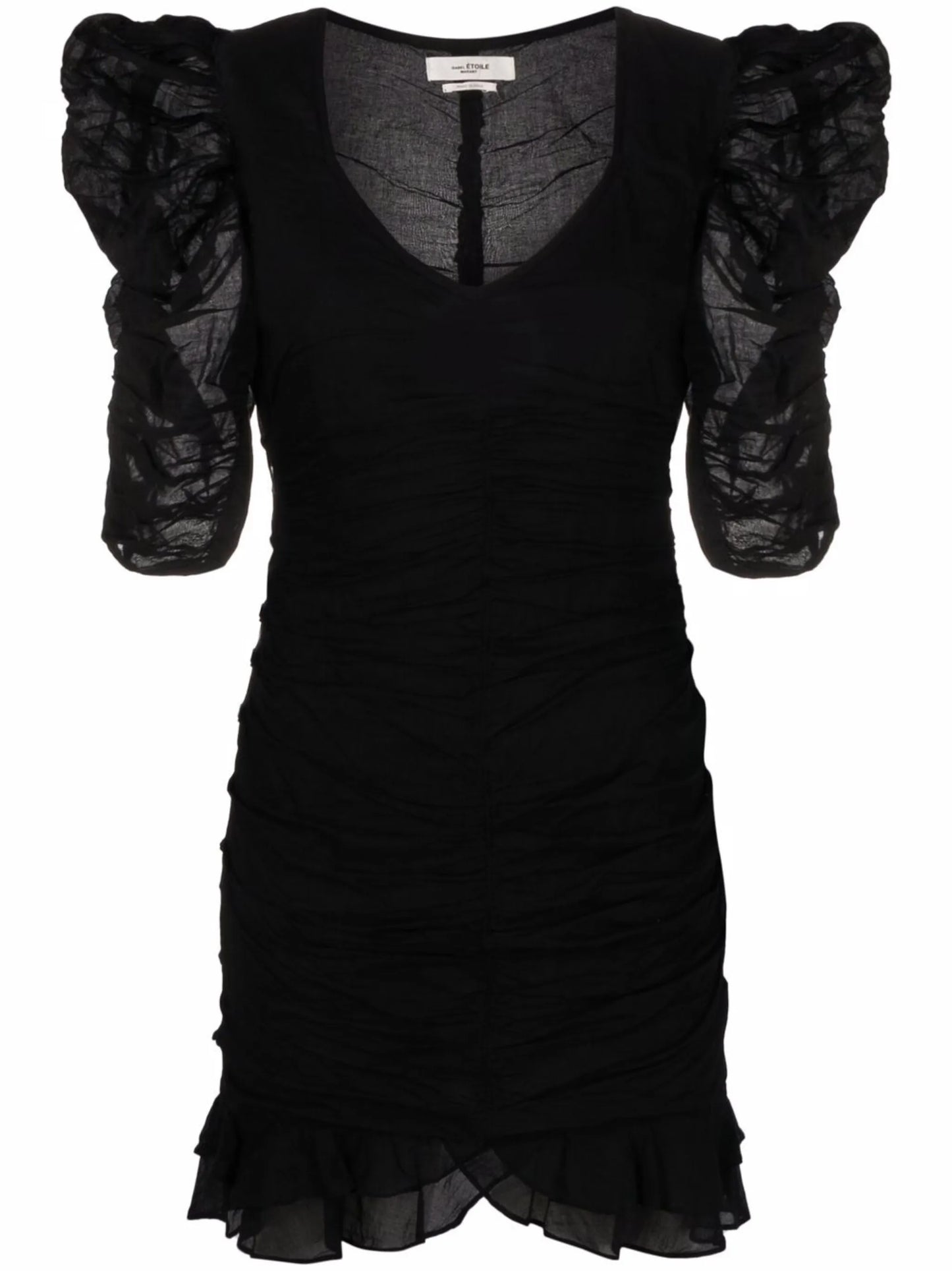 Sireny puff-sleeve mini dress