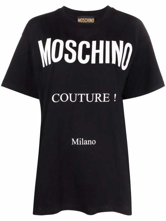 Couture logo-print T-shirt