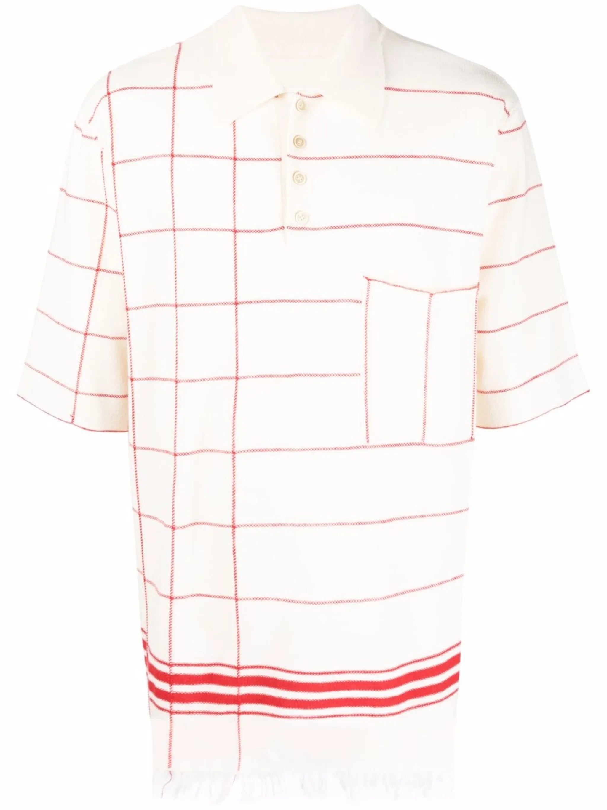 striped polo shirt