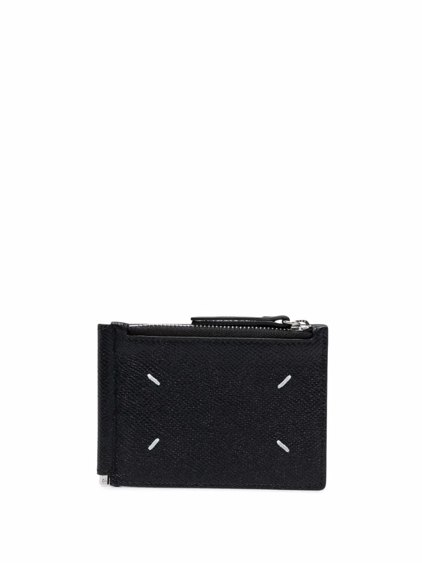 Four Stitches leather money clip wallet