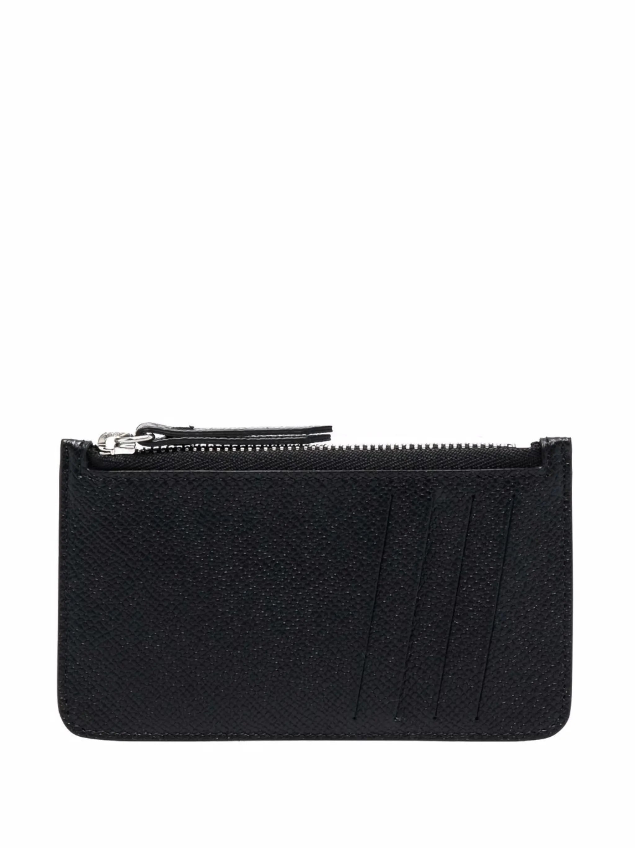four-stitch leather card holder