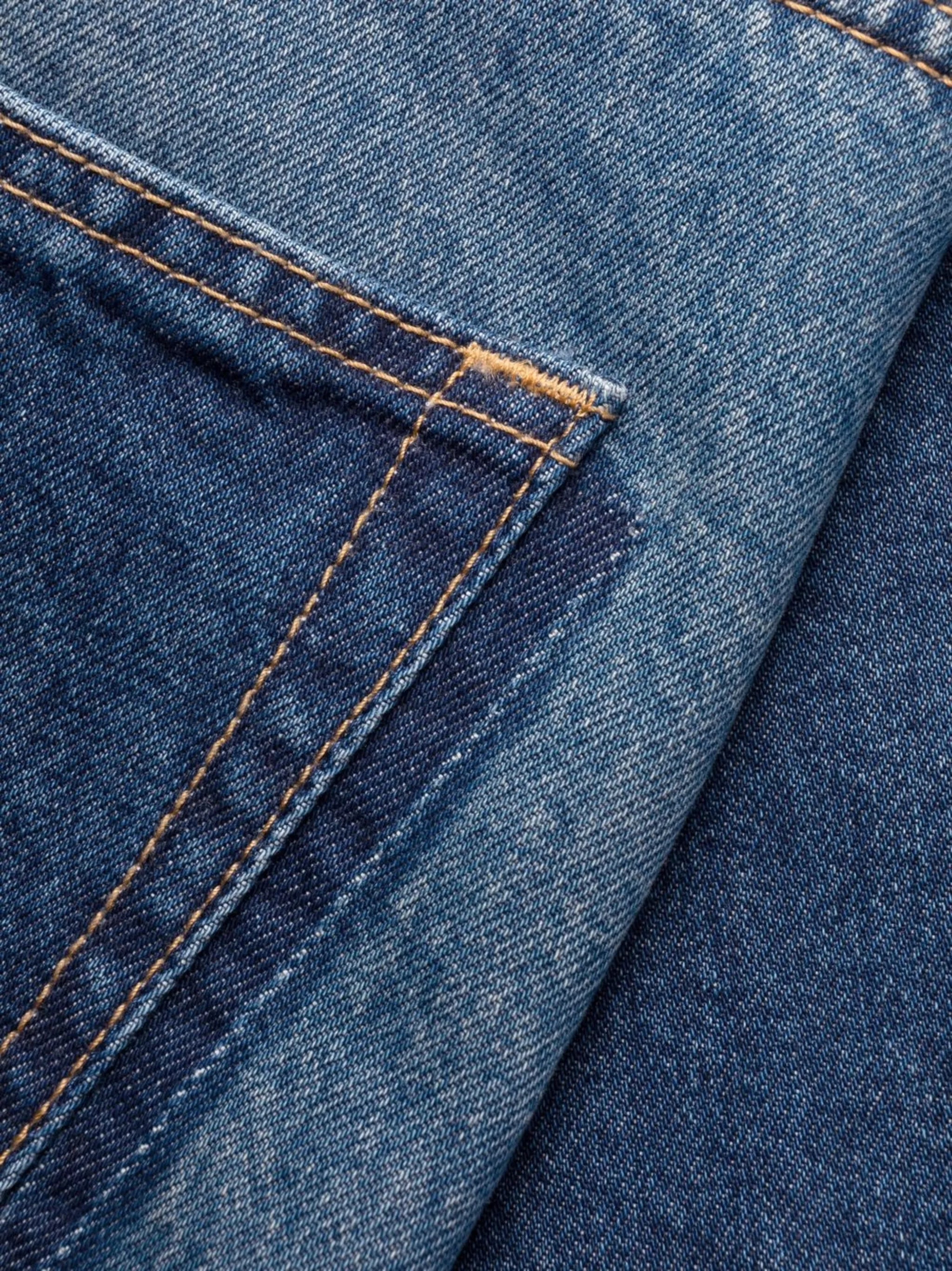two-tone oversize jeans