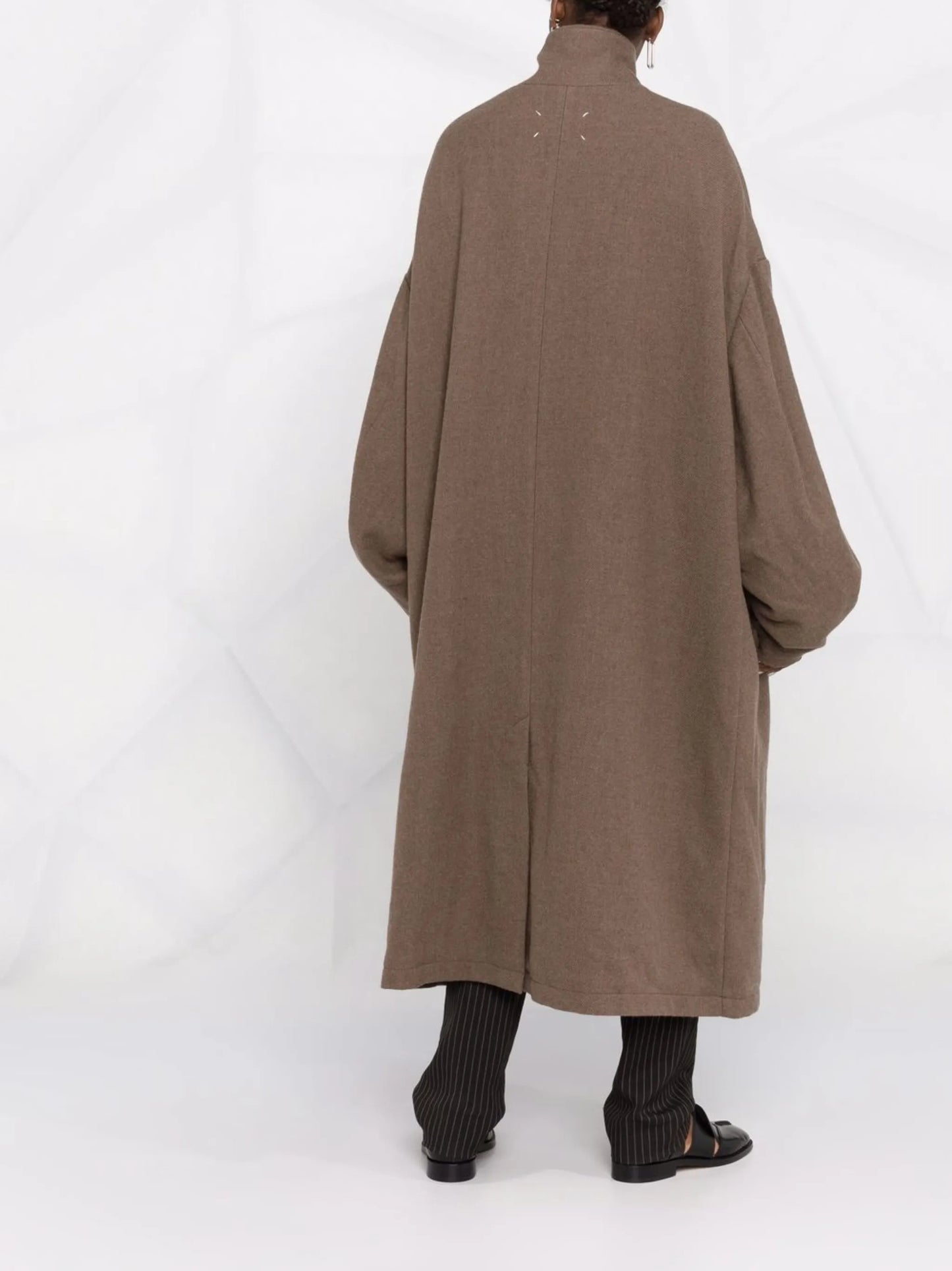single-breasted wool coat