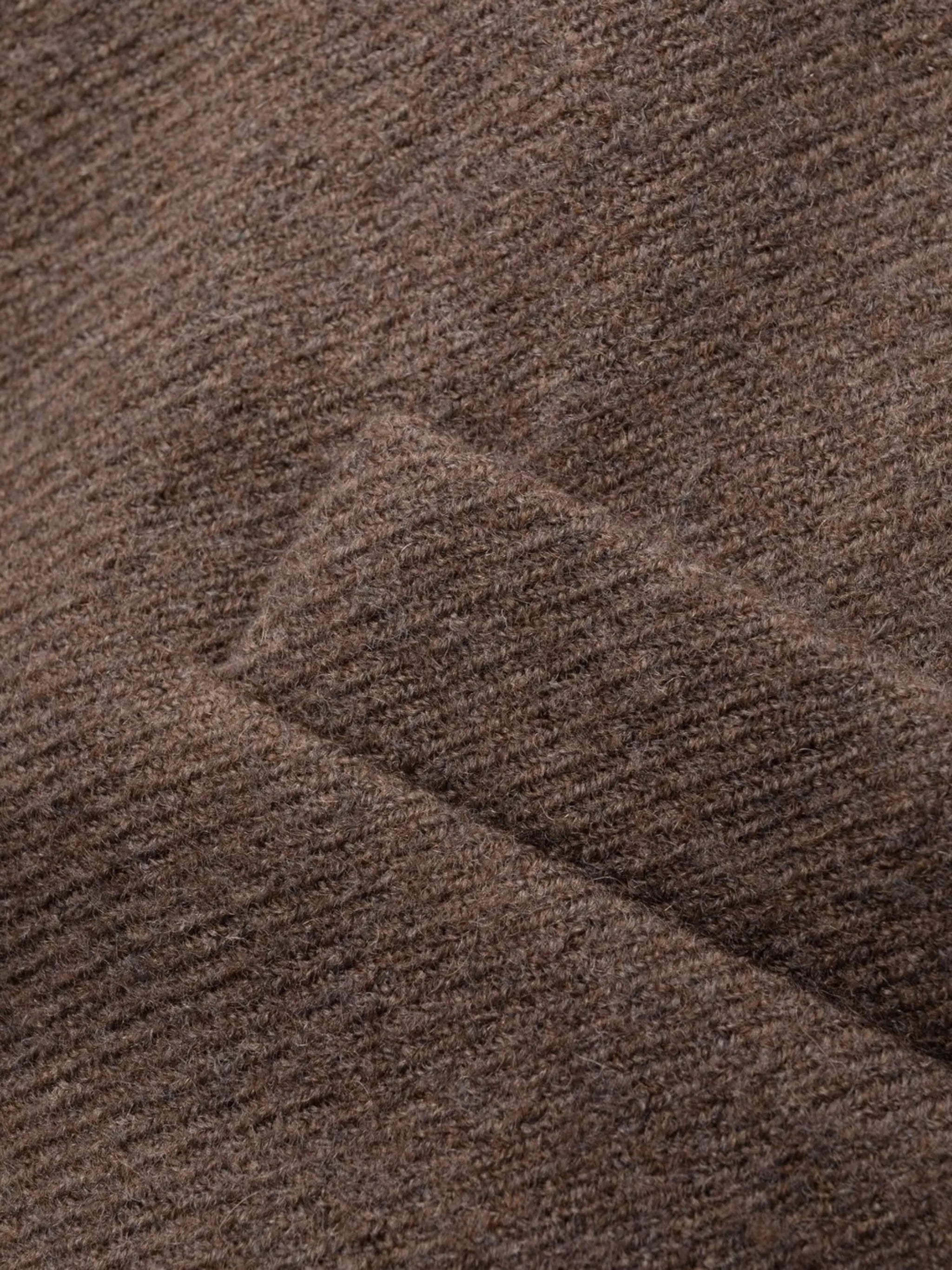 single-breasted wool coat