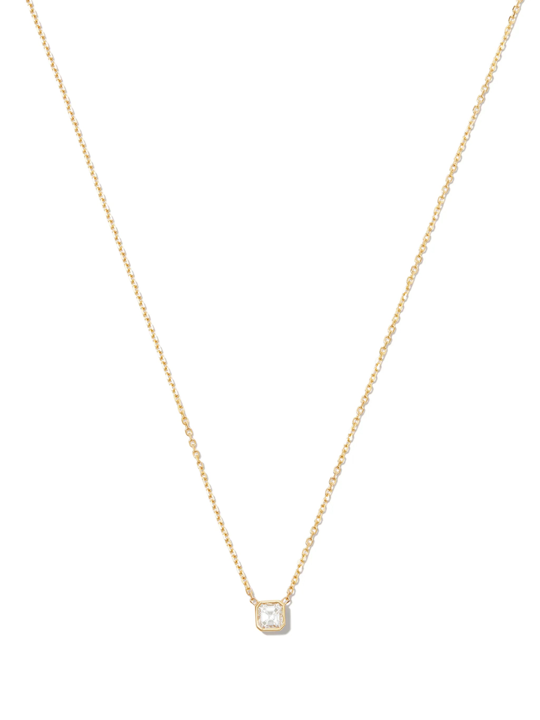 18kt yellow gold Cosma diamond necklace