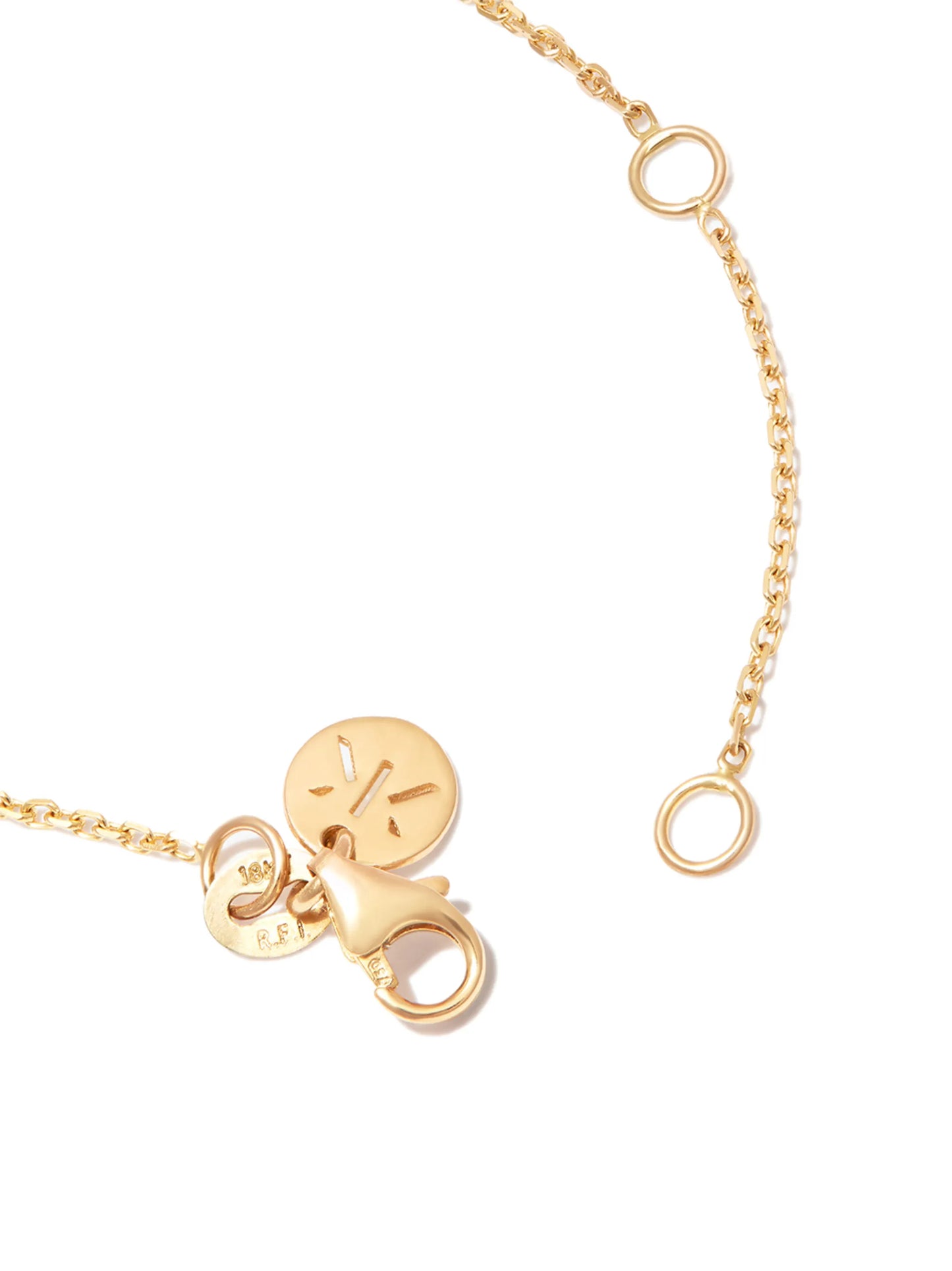 18kt yellow gold Cosma diamond necklace