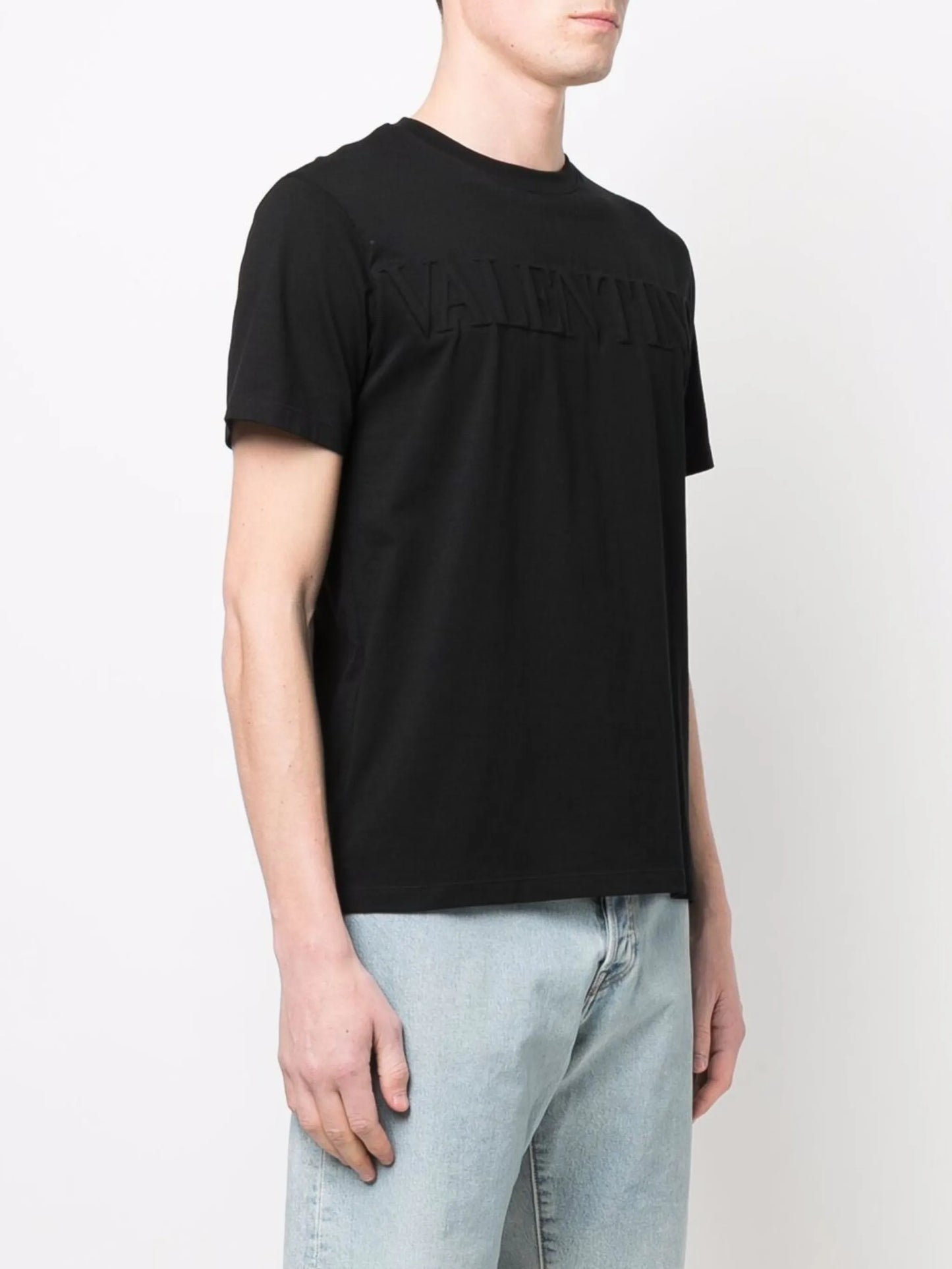 embossed-logo cotton T-shirt