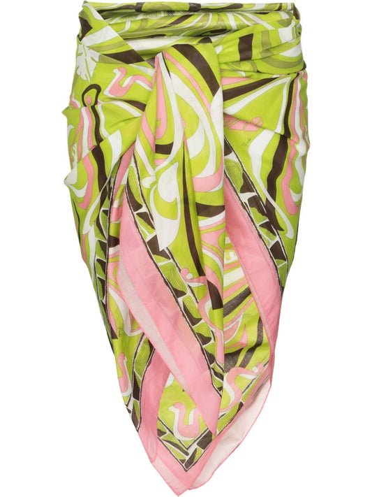 Africana-print beach cover-up