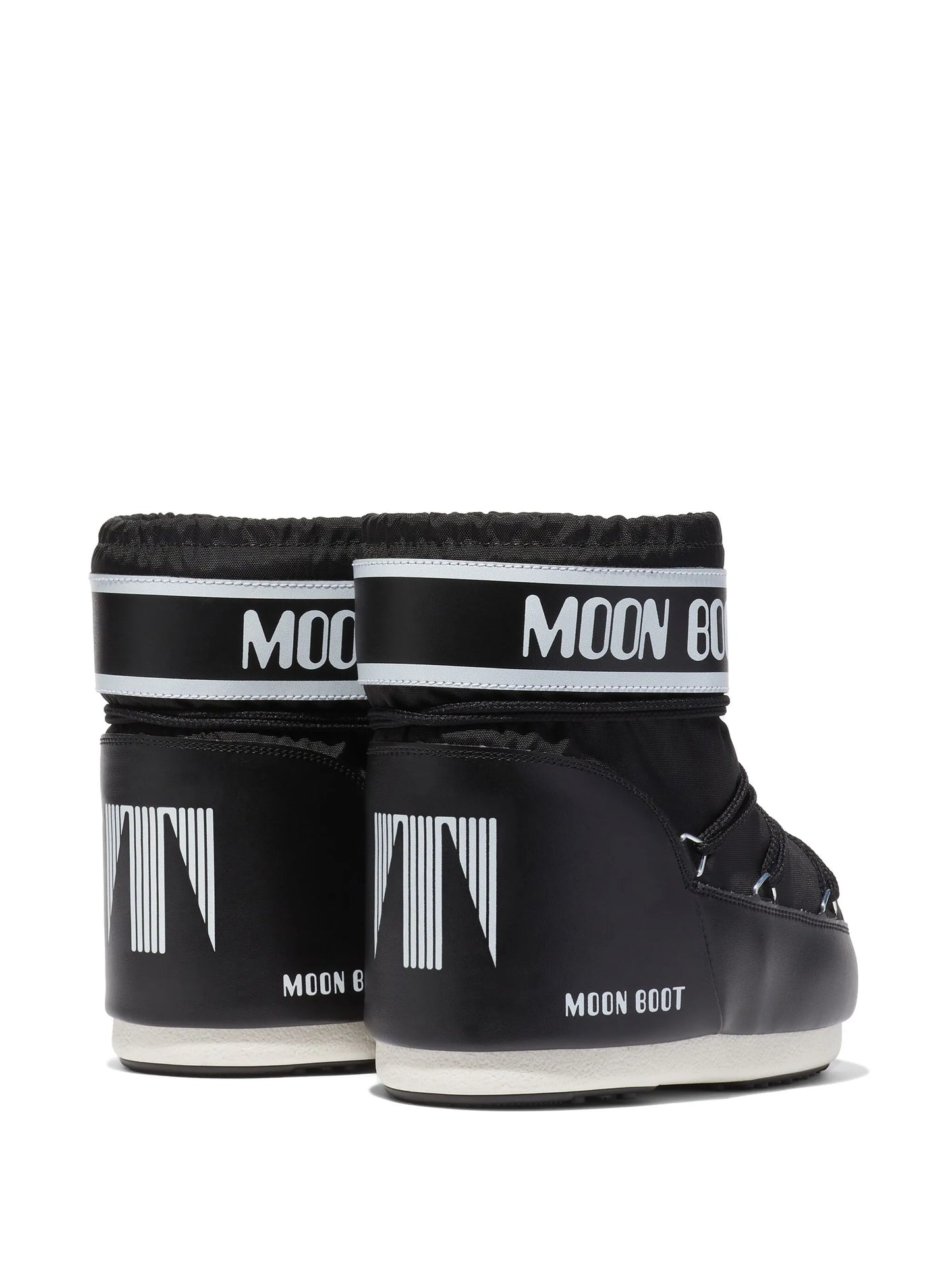 logo-print lace-up ankle boots