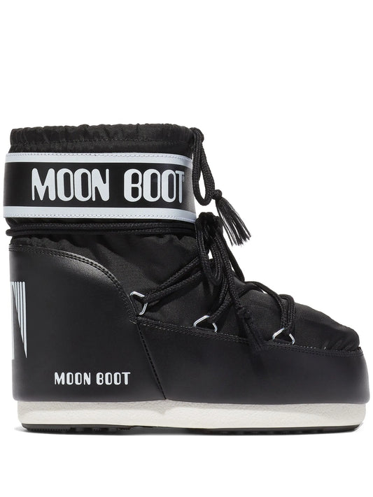 logo-print lace-up ankle boots