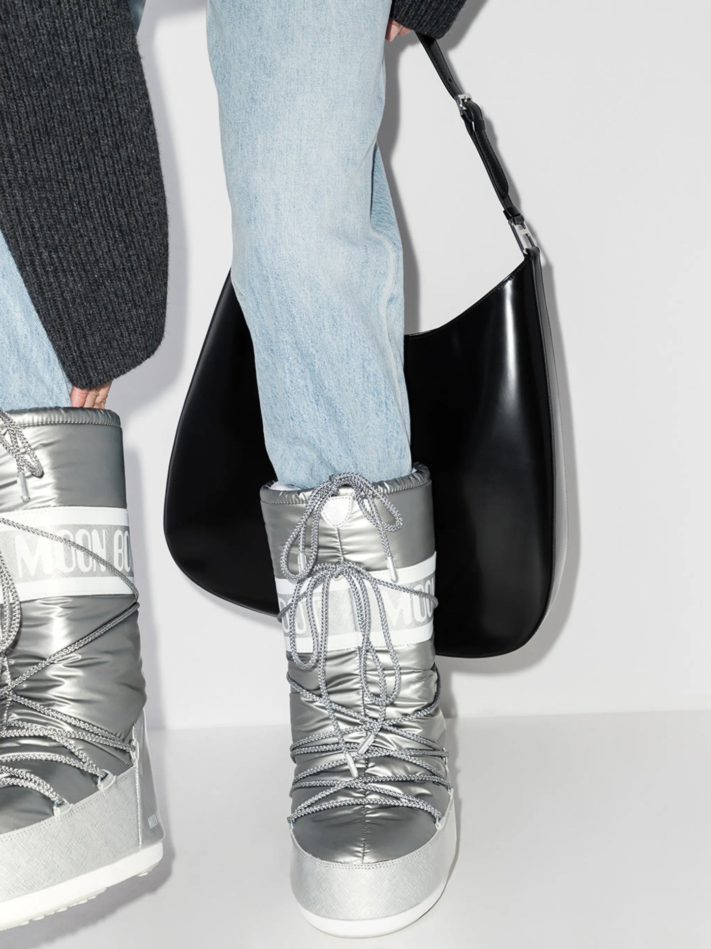metallic Icon Pillow boots
