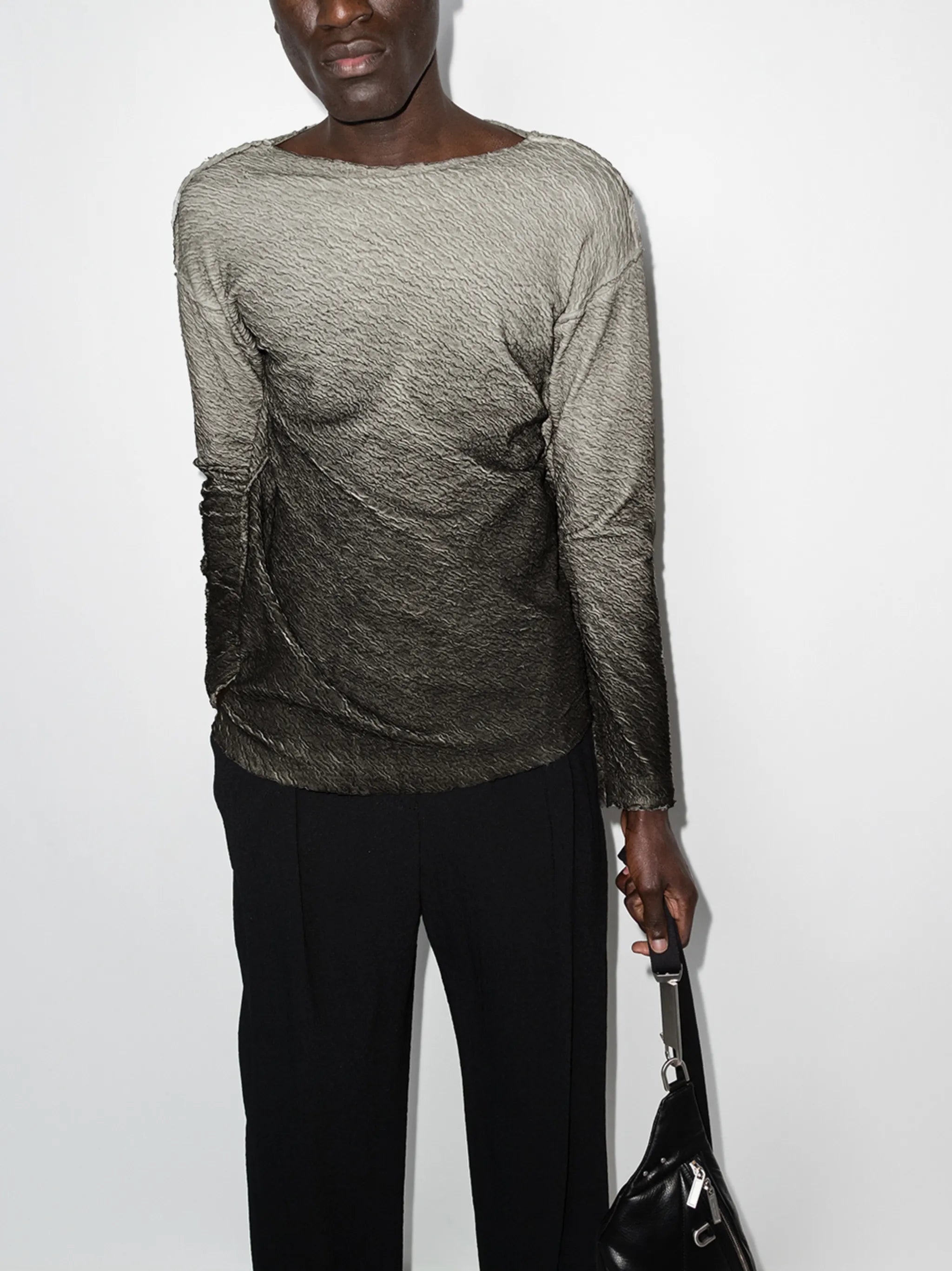 ombré-effect drop-shoulder T-shirt