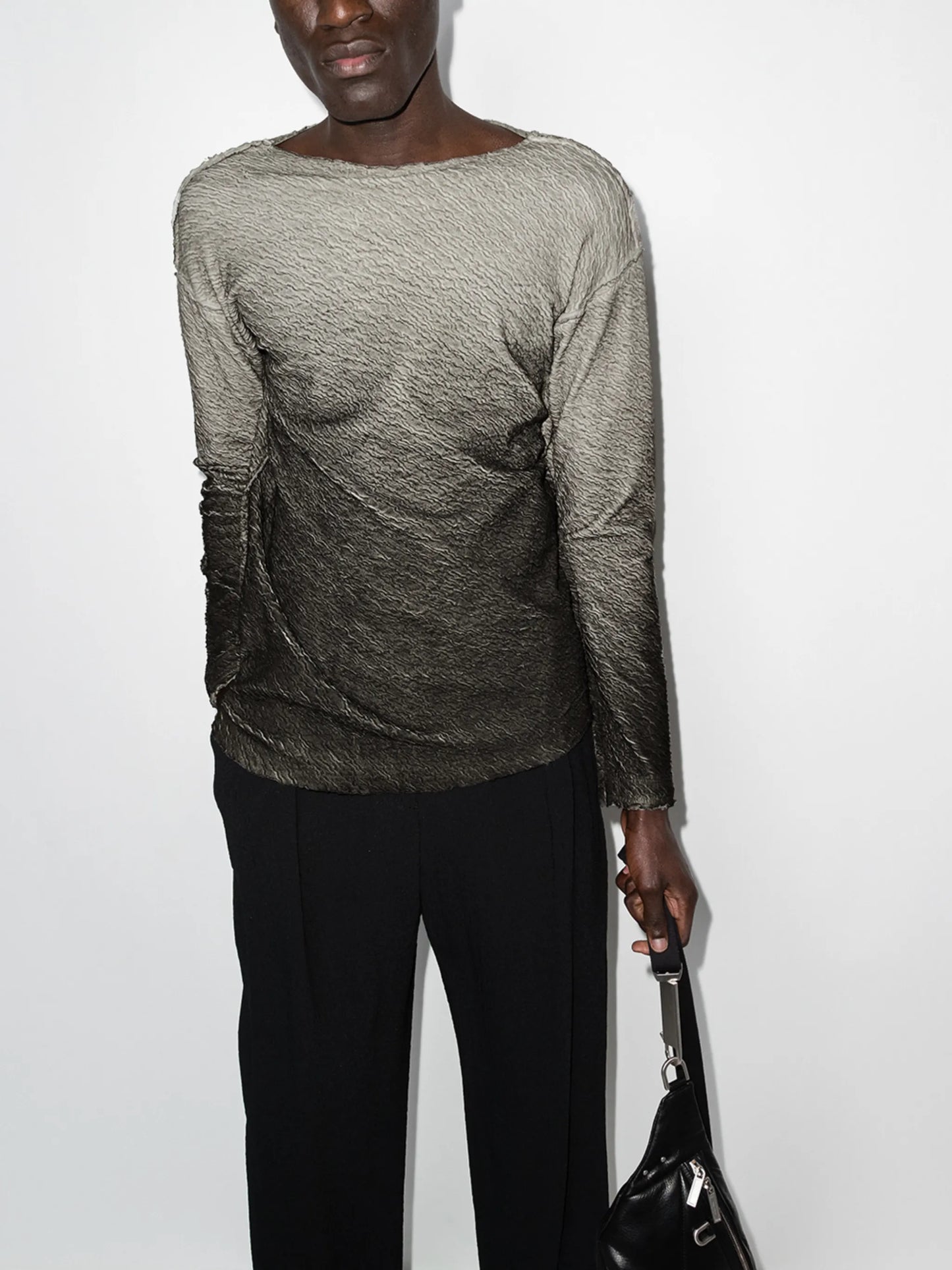ombré-effect drop-shoulder T-shirt