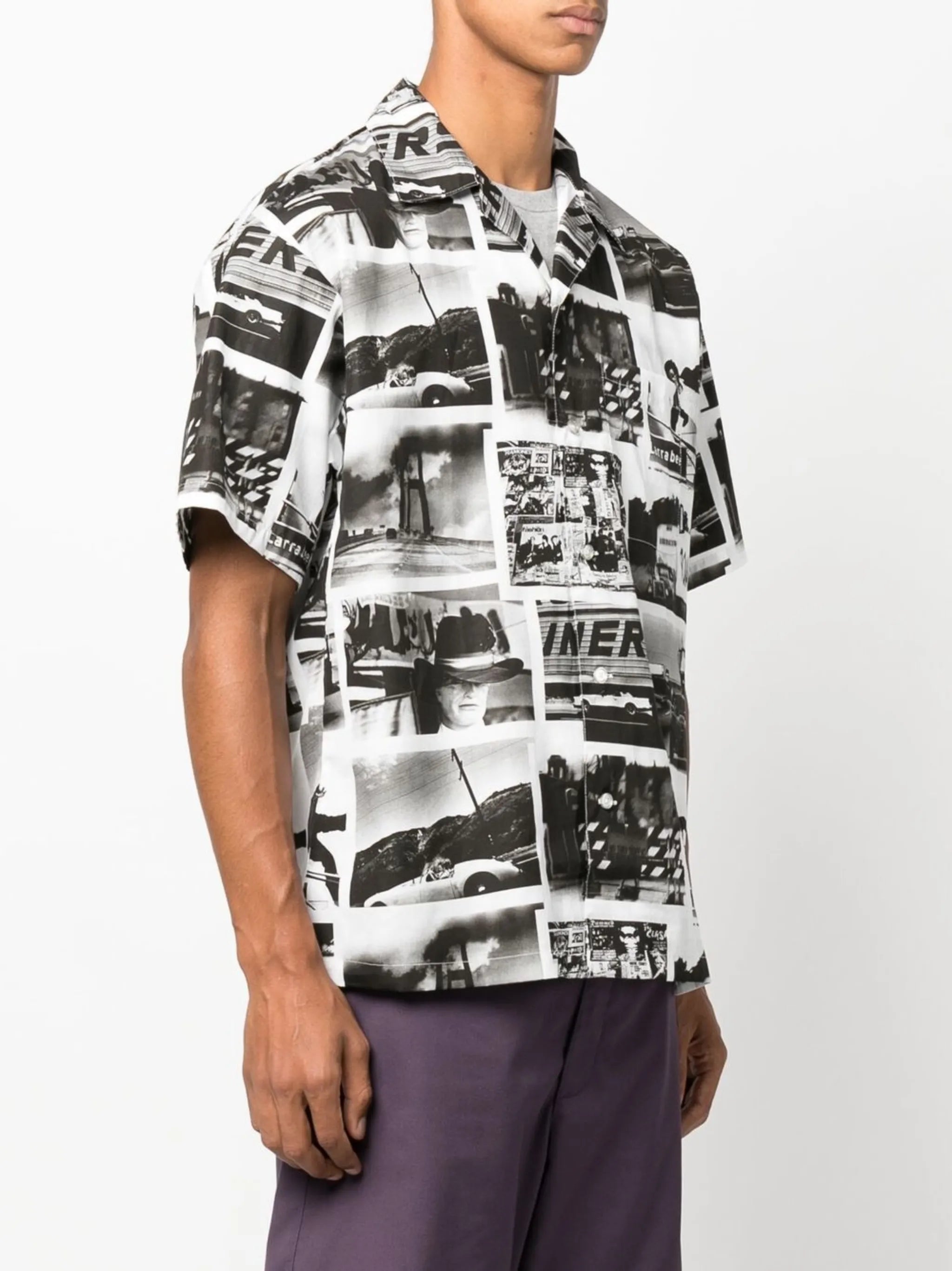 x Osamu Nagahama photograph-print shirt
