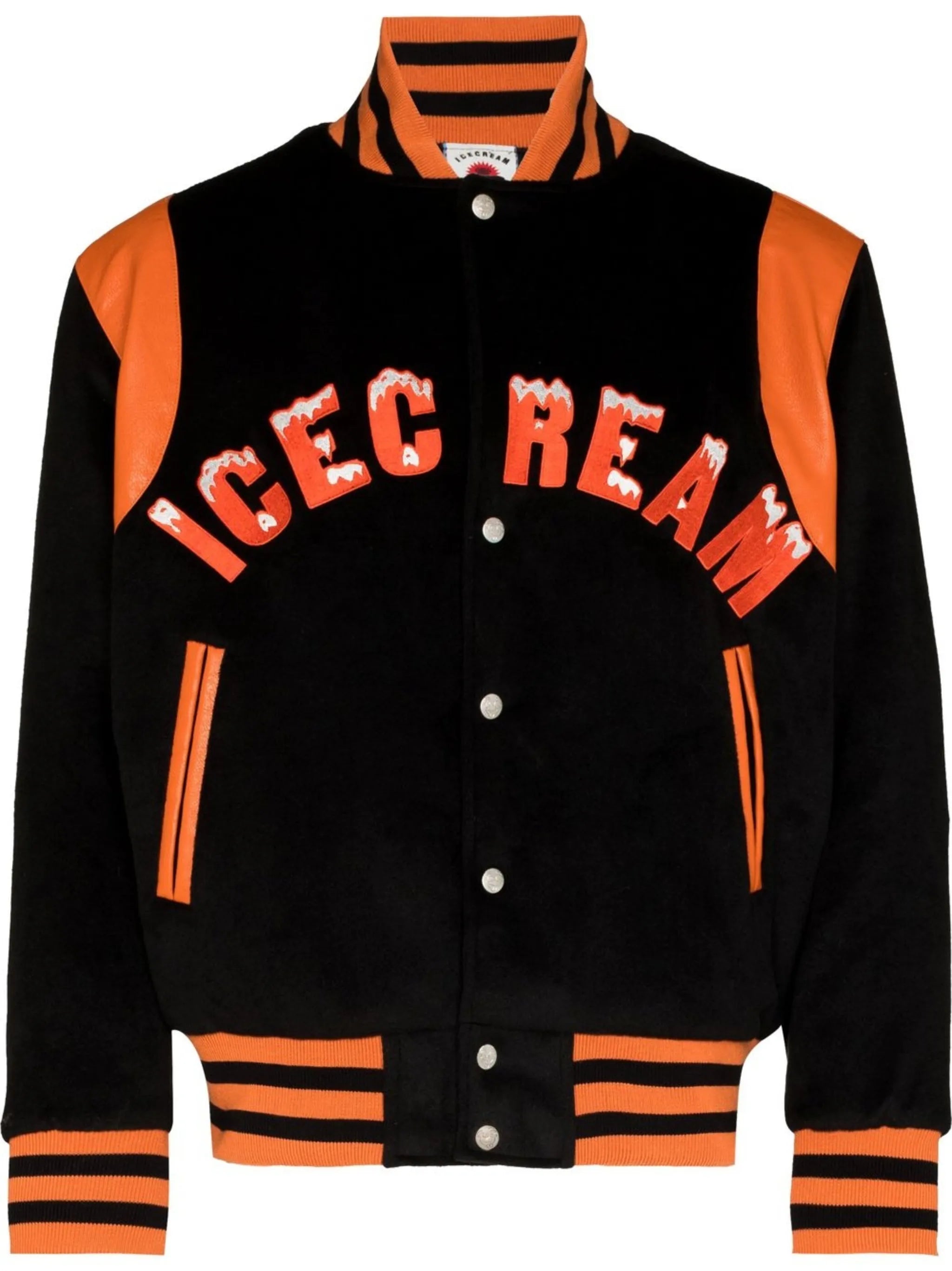 varsity style bomber jacket