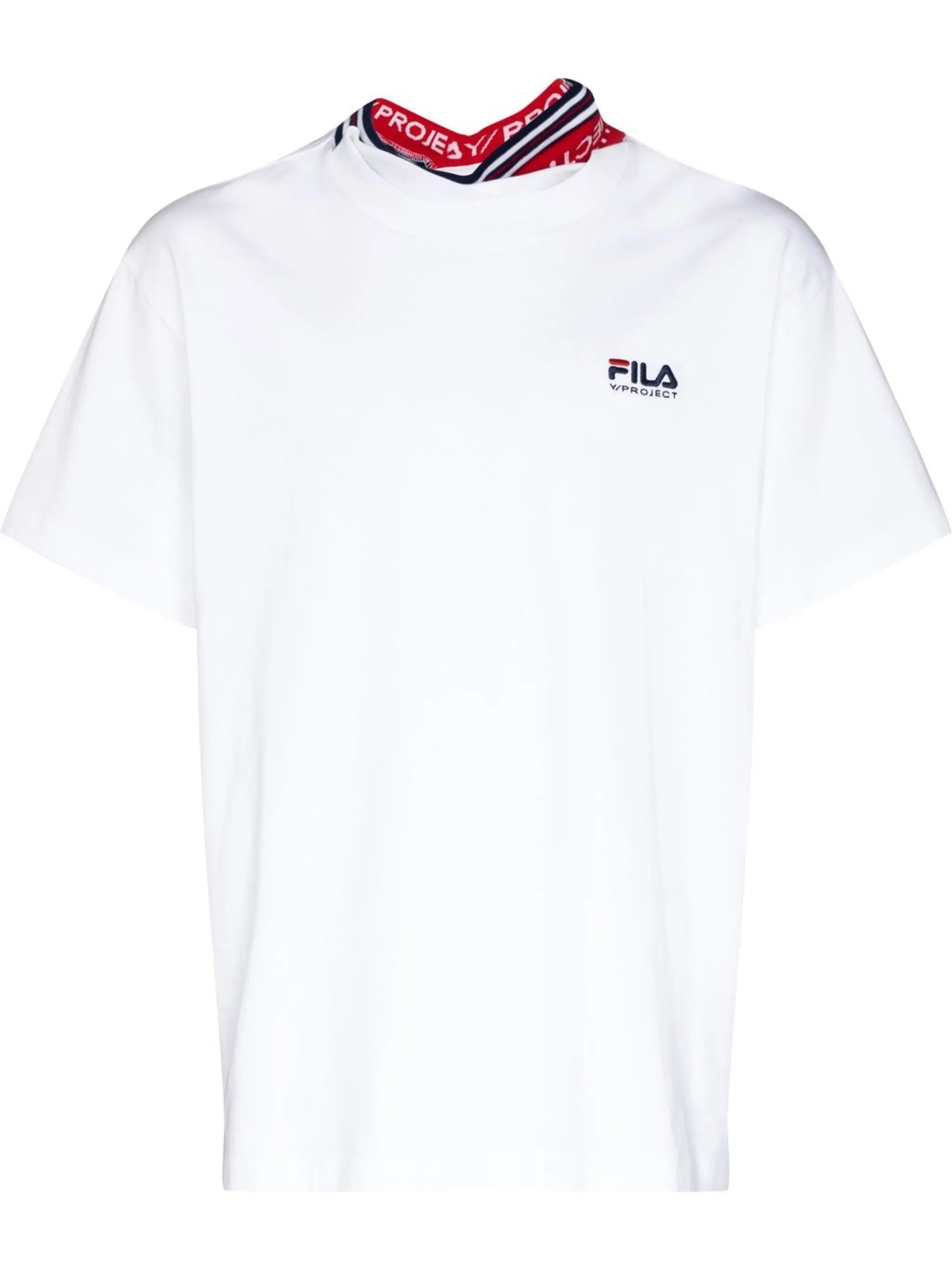 x Fila triple-collar T-shirt