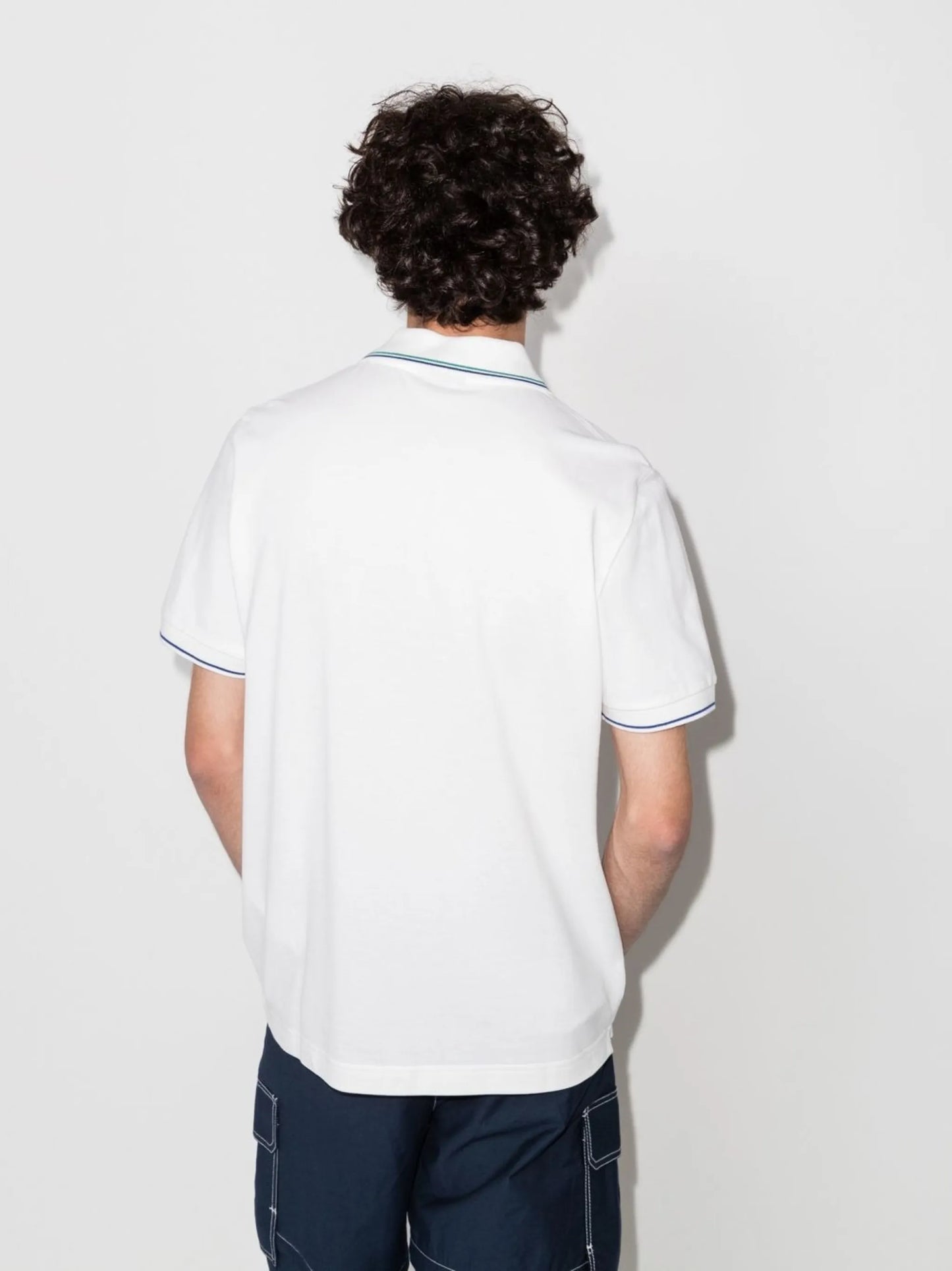 logo-print polo shirt