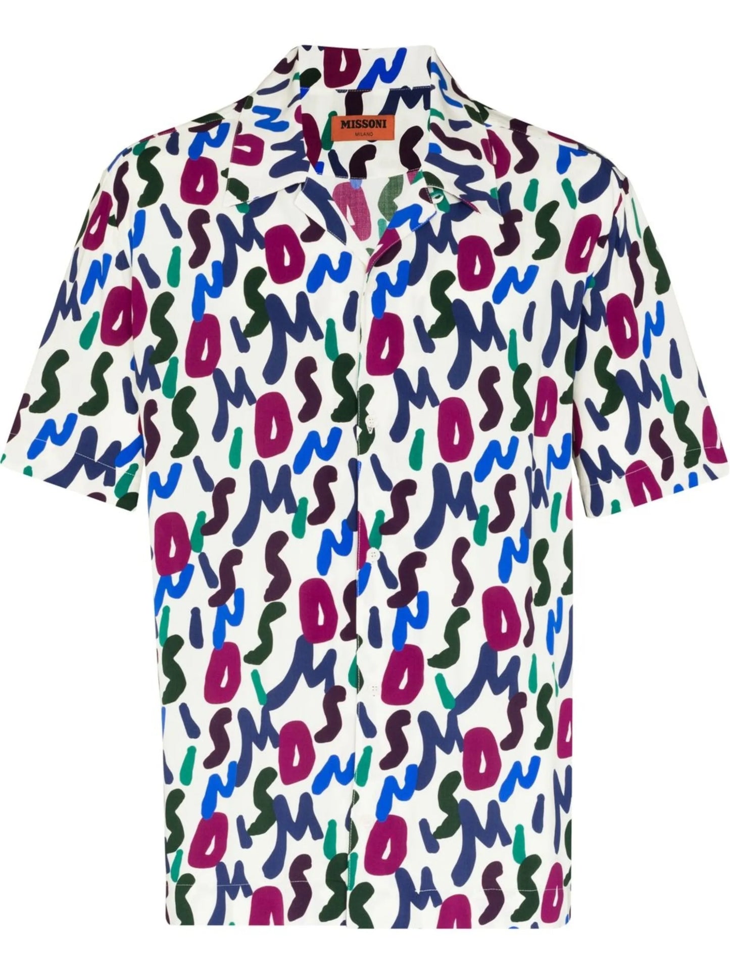 all-over logo short-sleeve shirt
