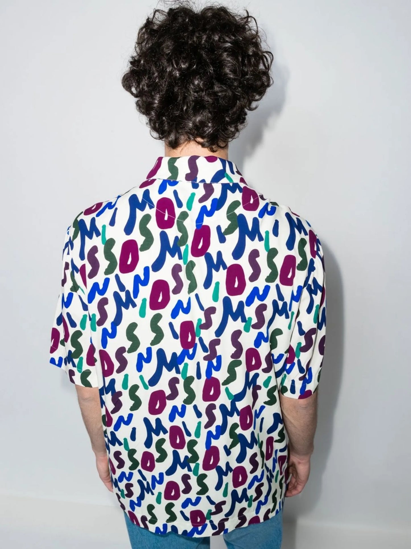 all-over logo short-sleeve shirt