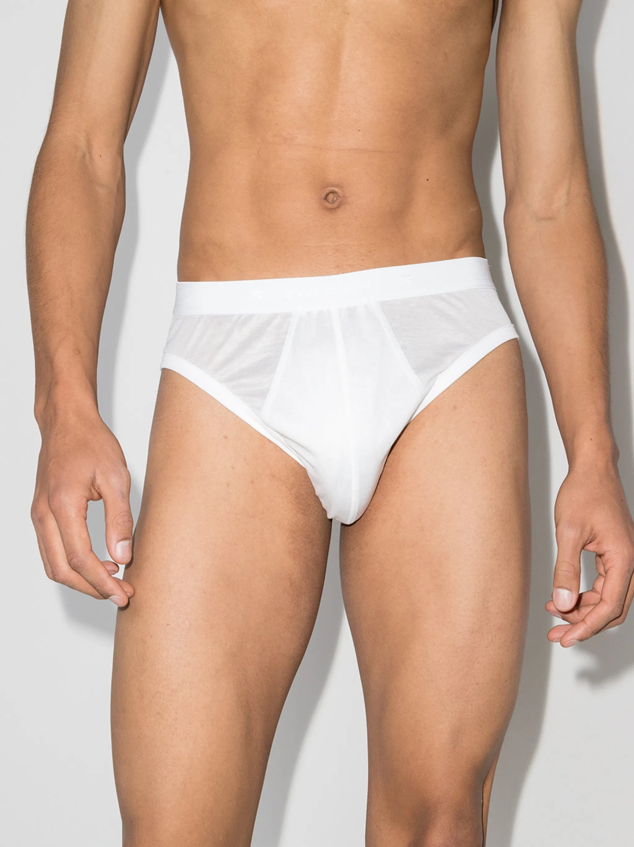 logo-waistband cotton briefs