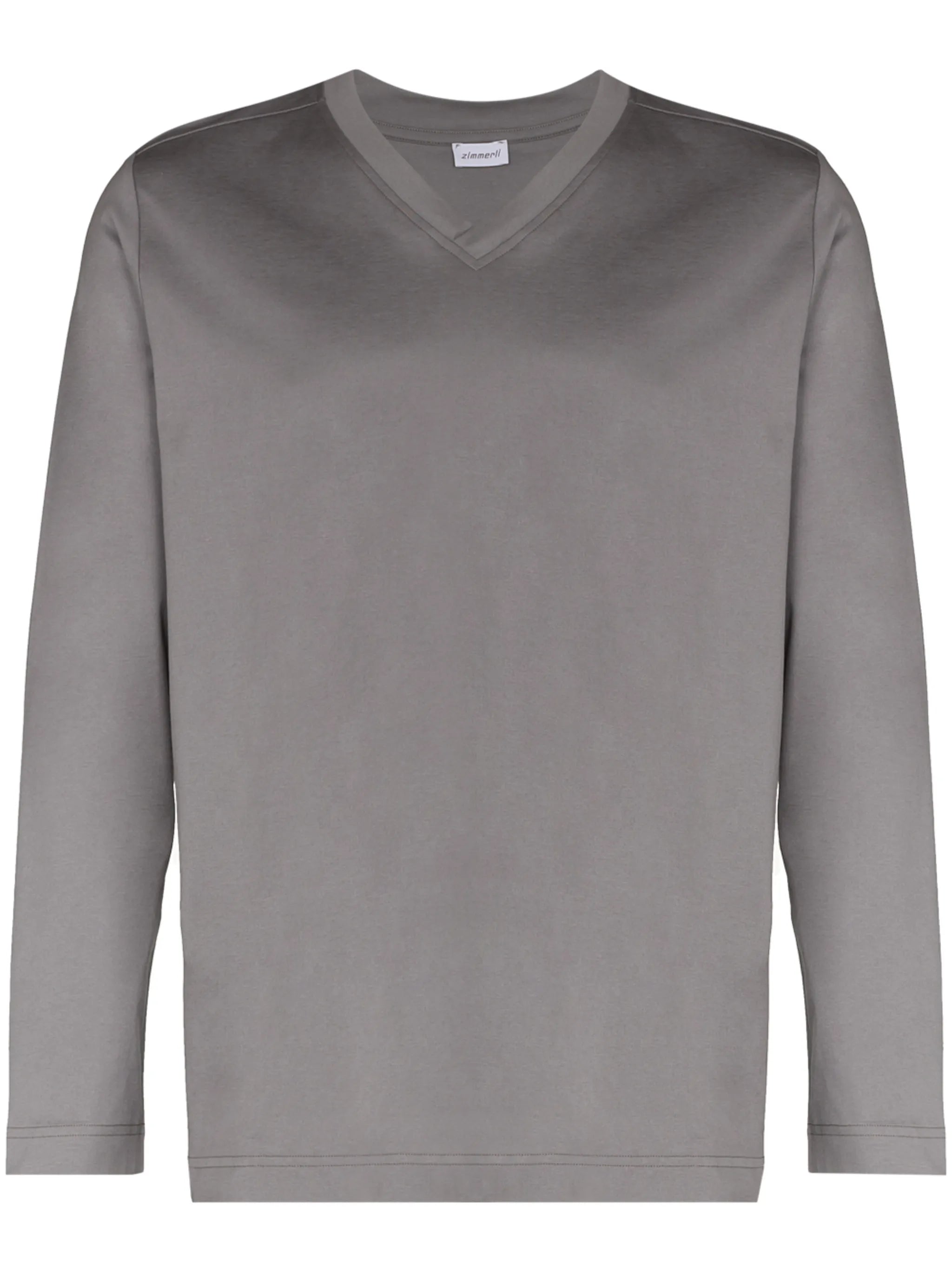 long-sleeve cotton T-shirt