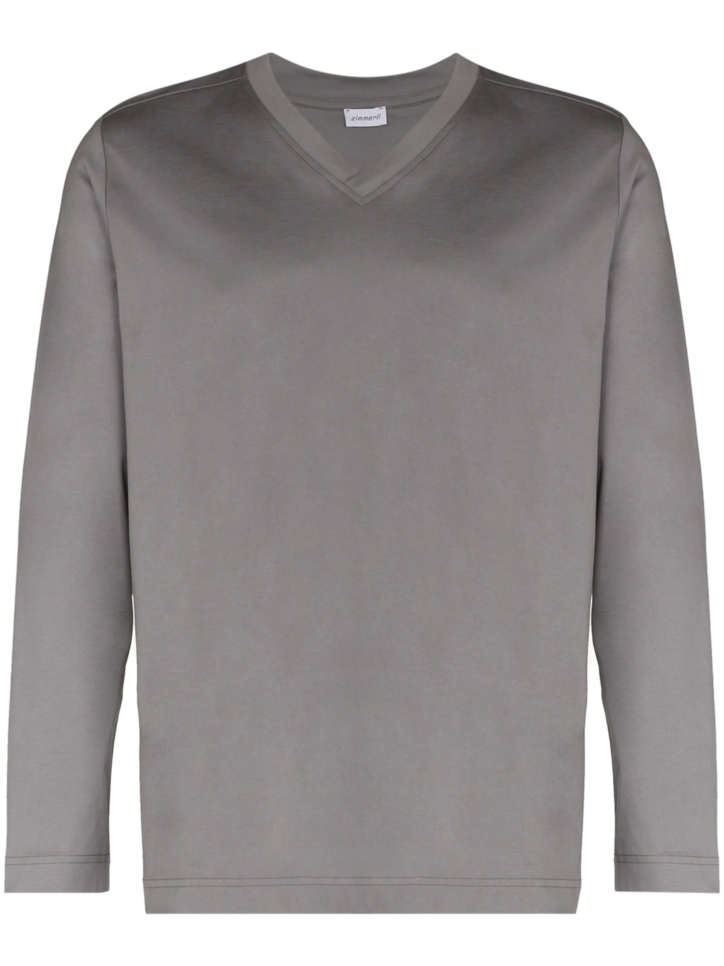 long-sleeve cotton T-shirt