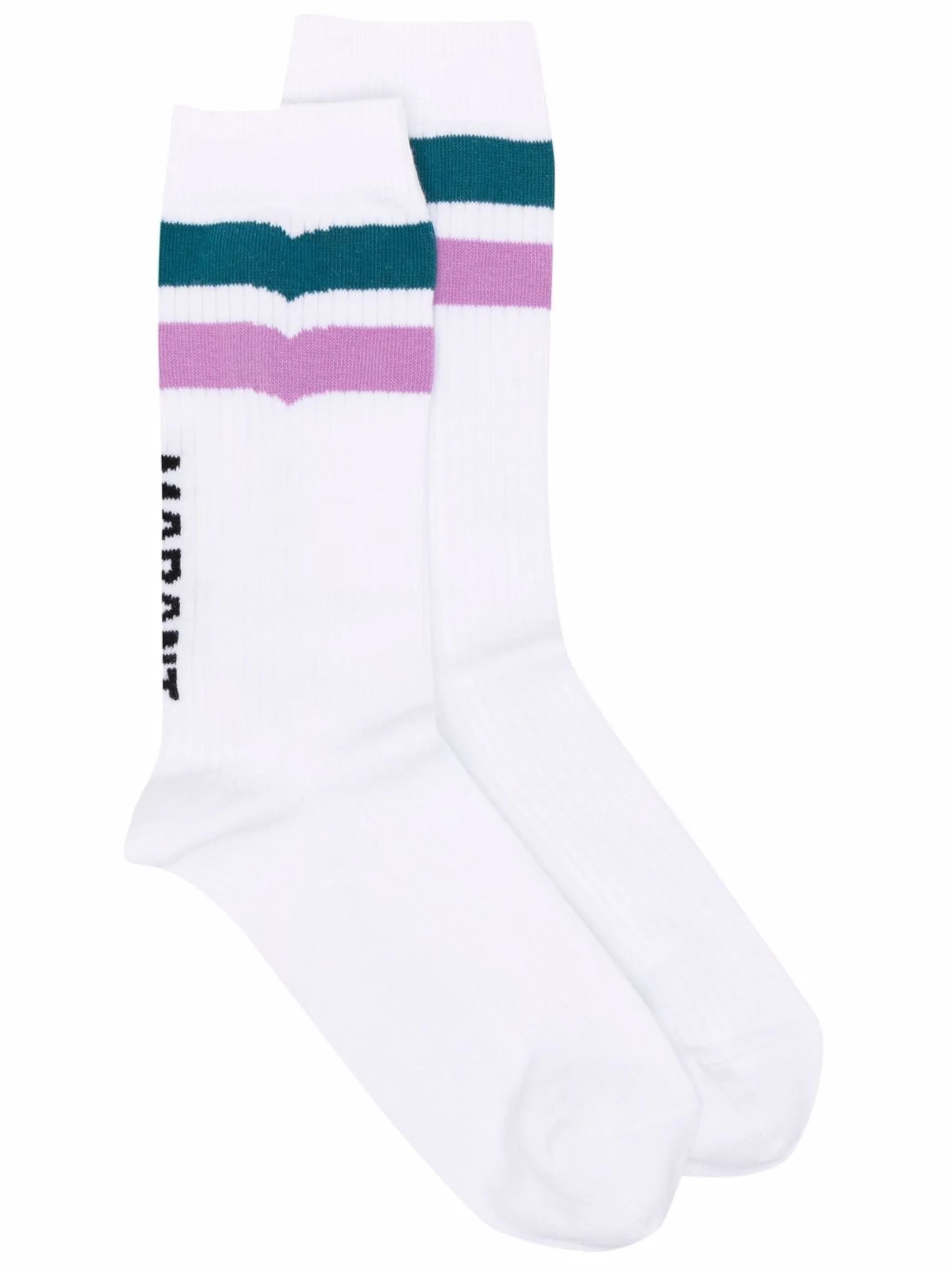 embroidered logo socks