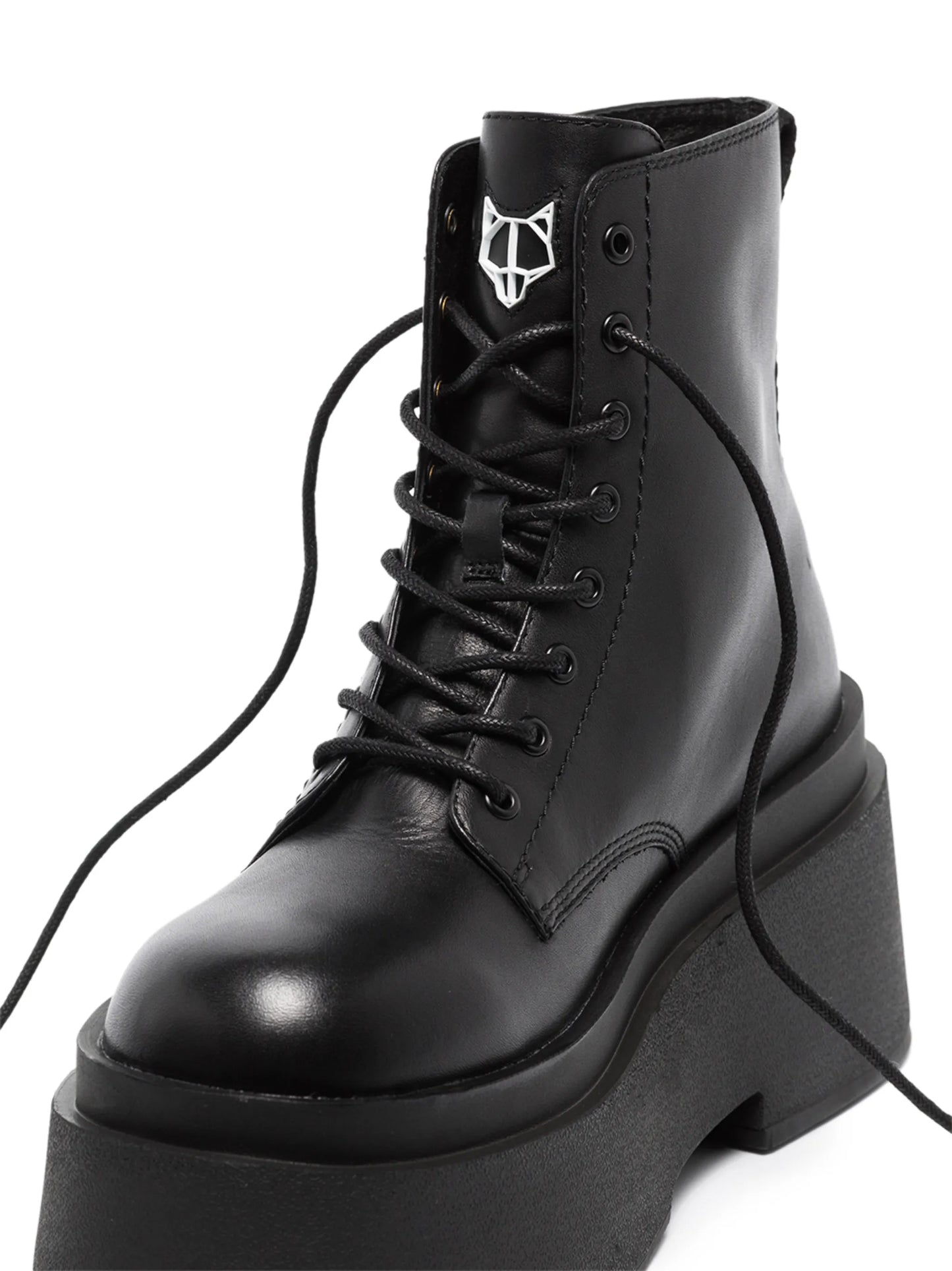 Saturn 160mm platform lace-up boots