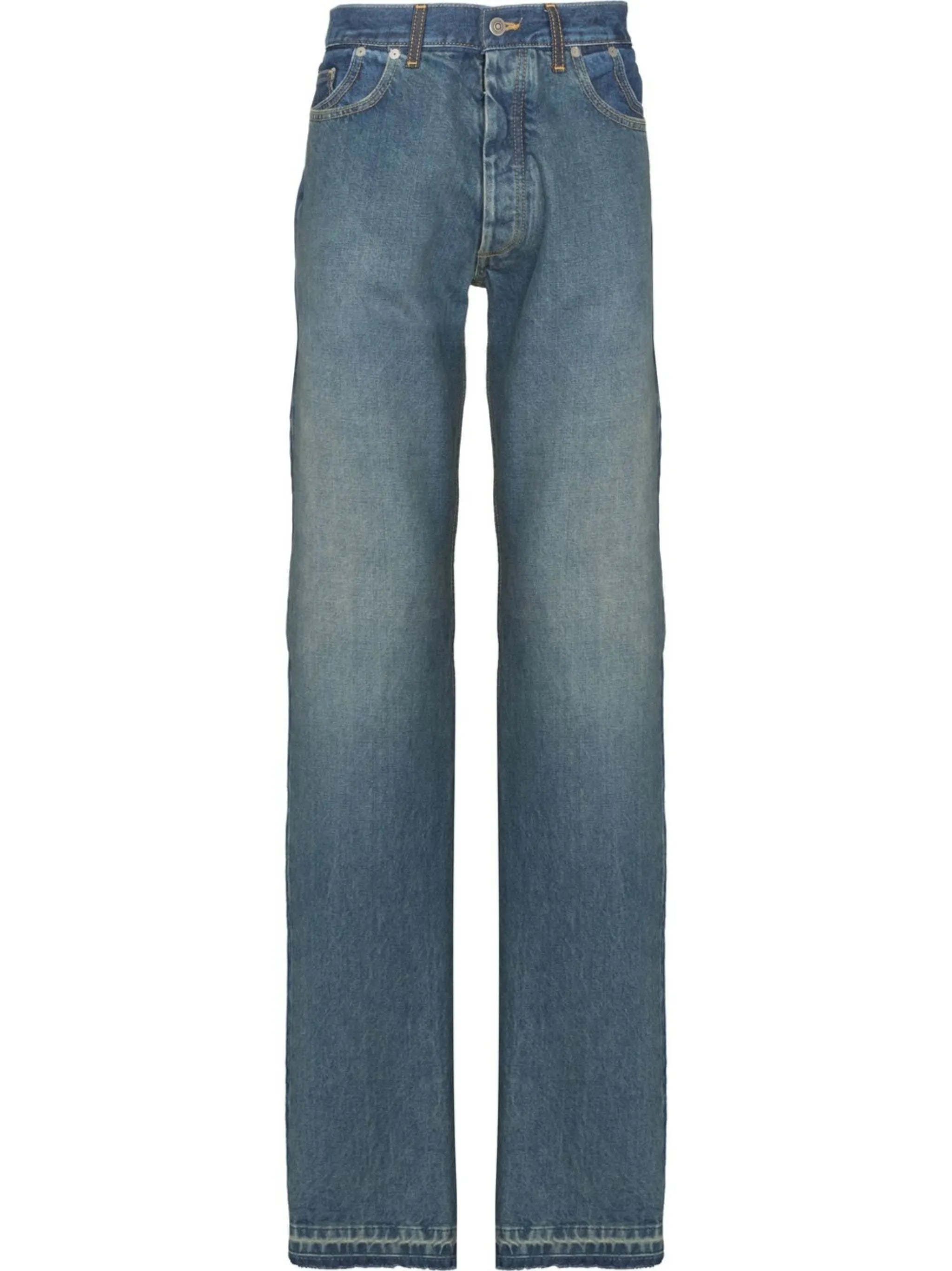 straight-leg jeans