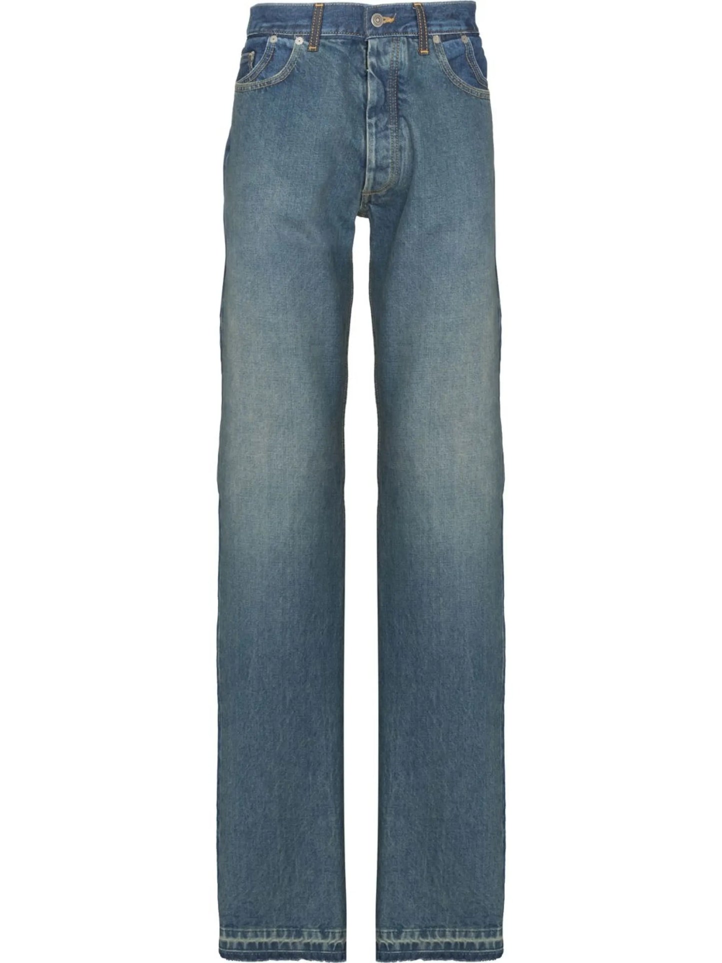 straight-leg jeans