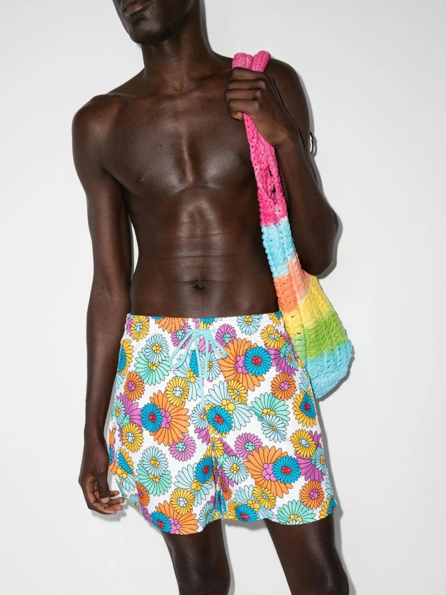 Moorea Marguerites floral-print swim shorts