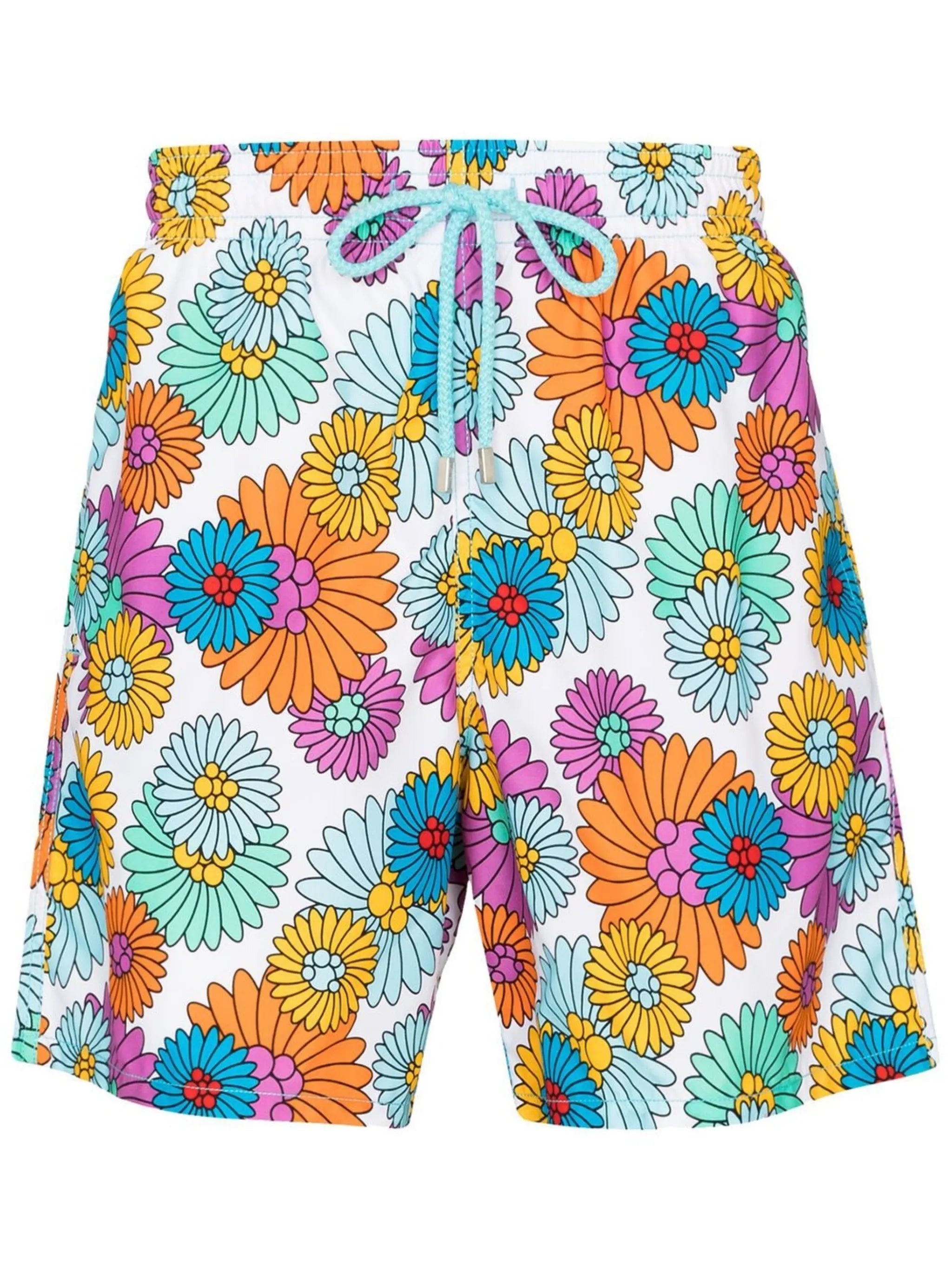 Moorea Marguerites floral-print swim shorts