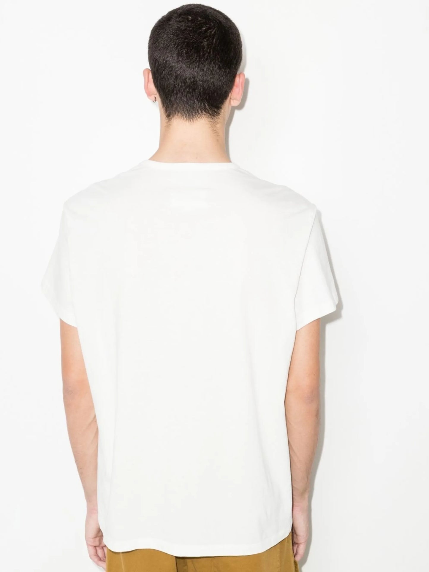 logo-embroidered jersey T-shirt