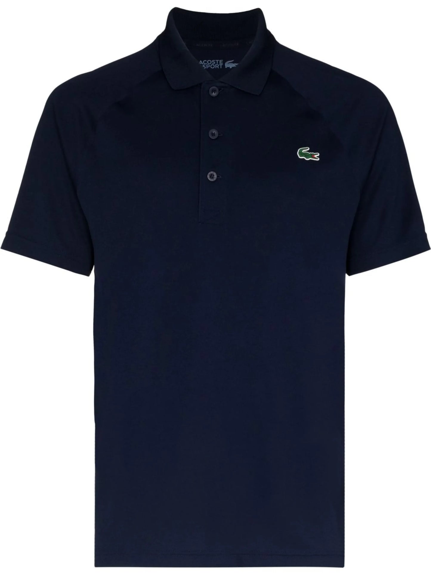 logo-patch short-sleeved polo shirt