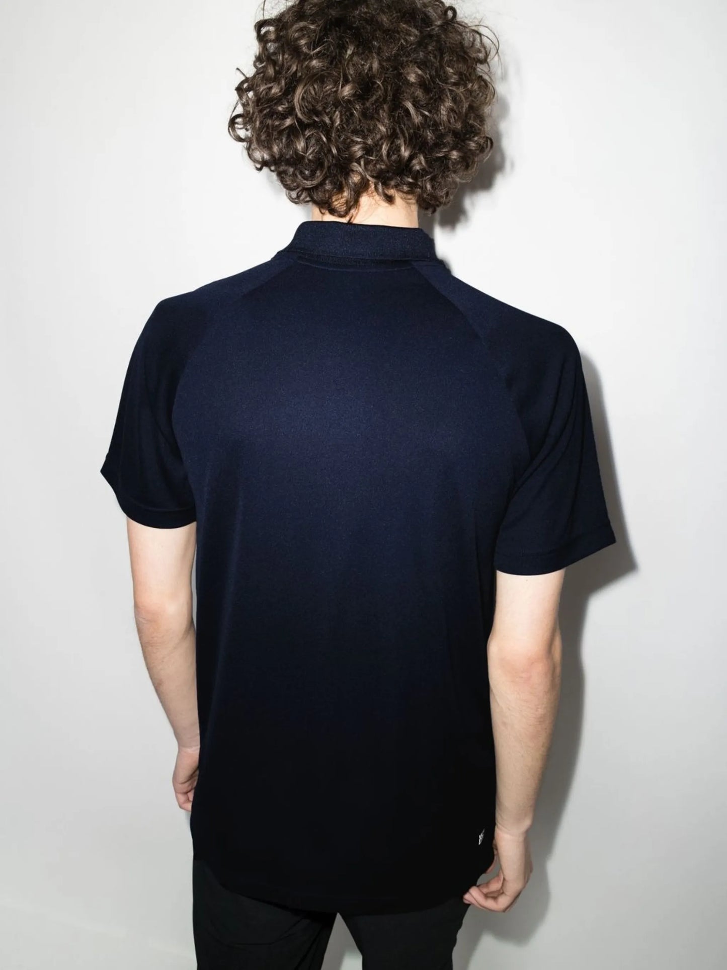 logo-patch short-sleeved polo shirt