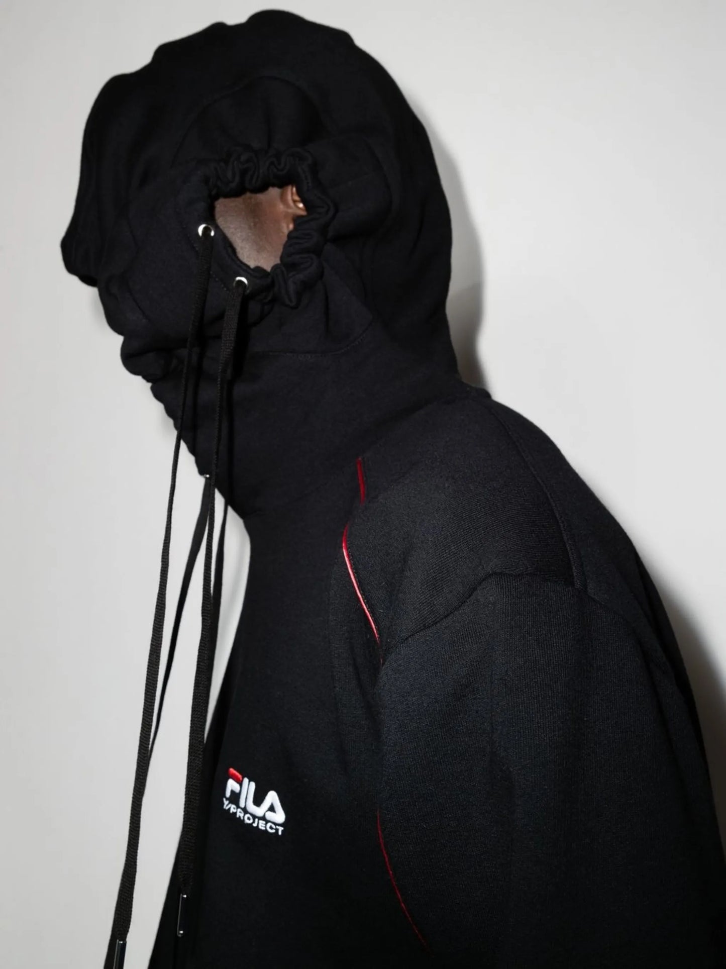 x Fila drawstring-hood cotton hoodie
