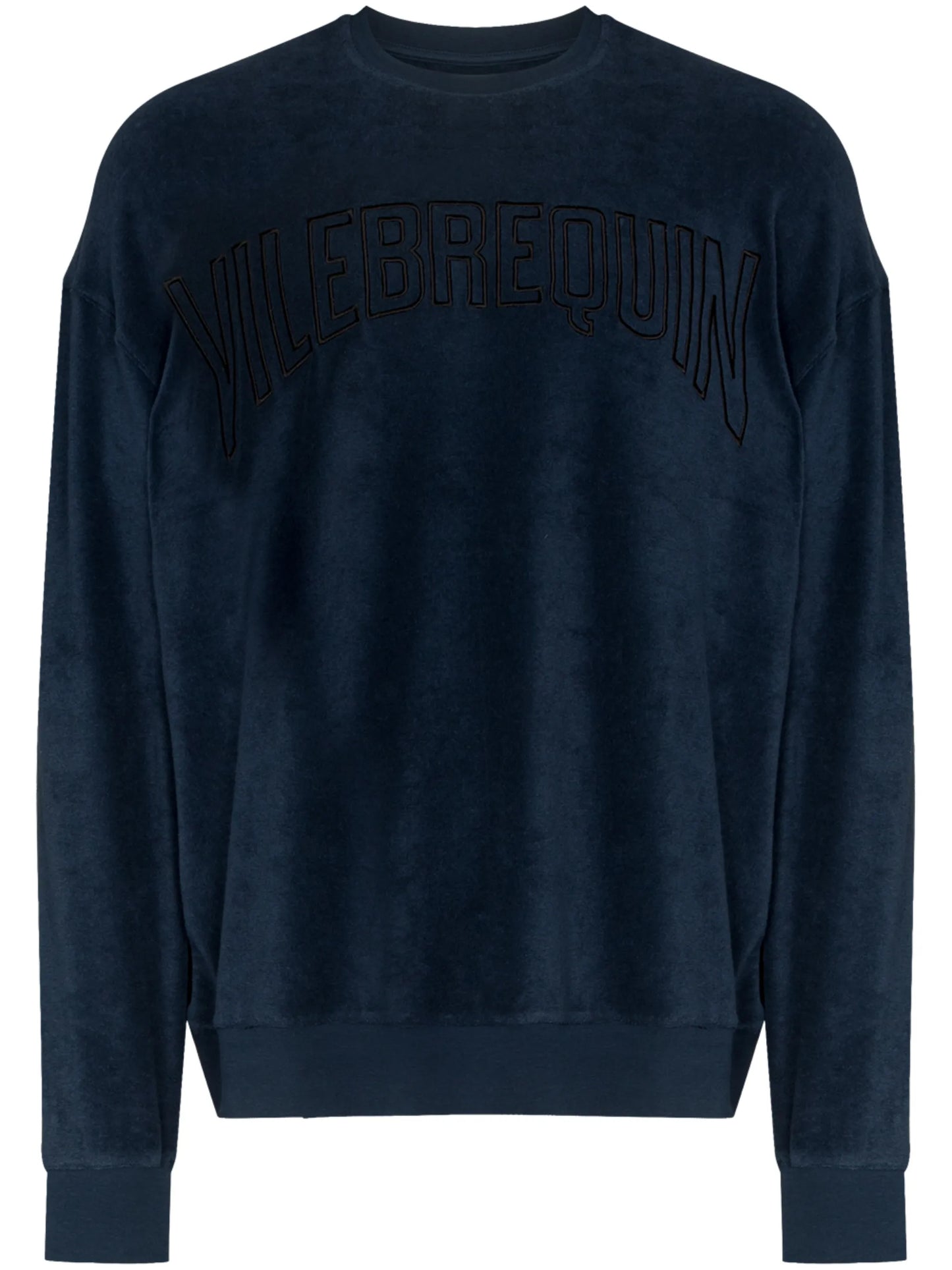 terrycloth logo-embroidered sweatshirt