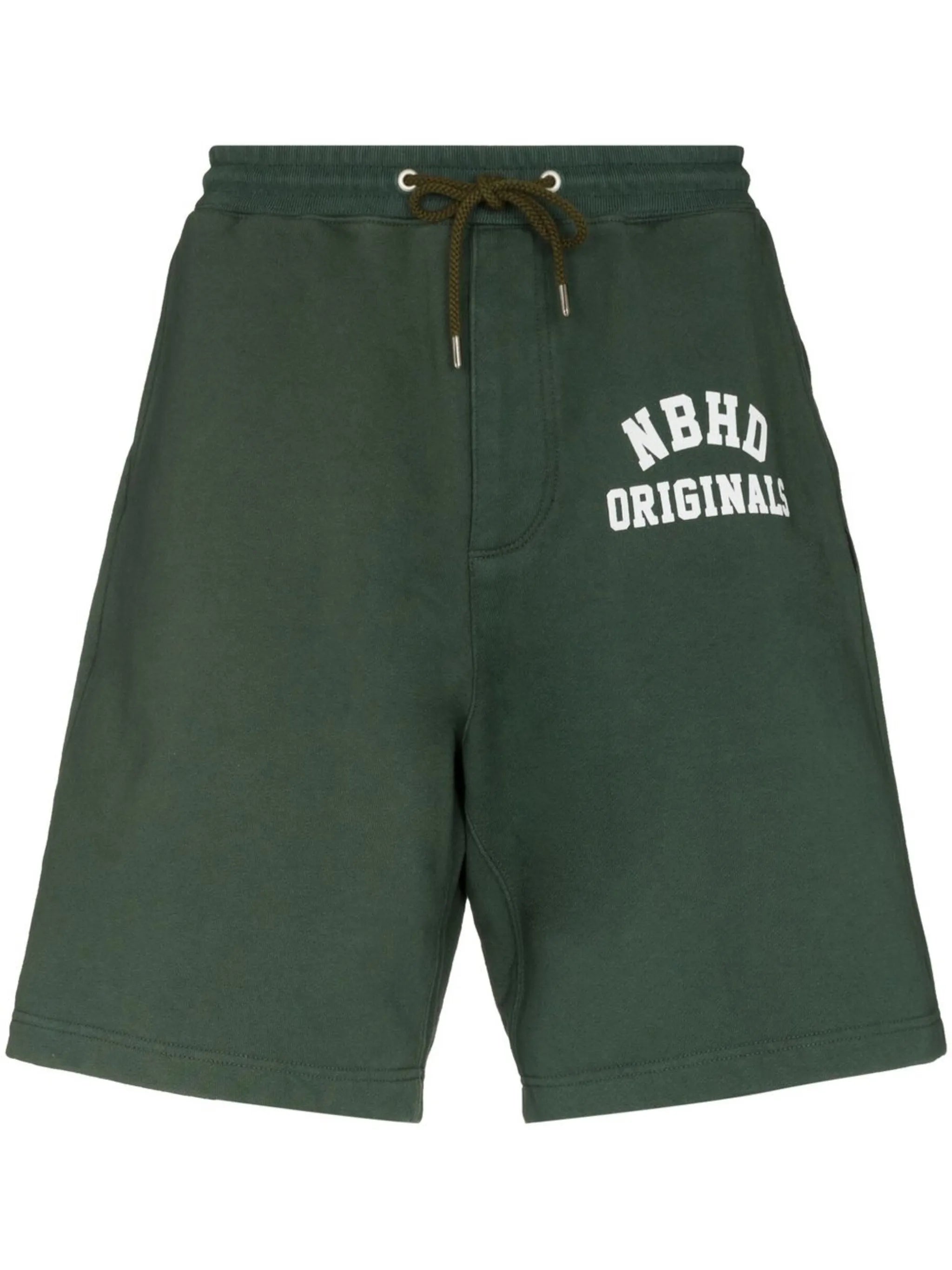 logo-print track shorts