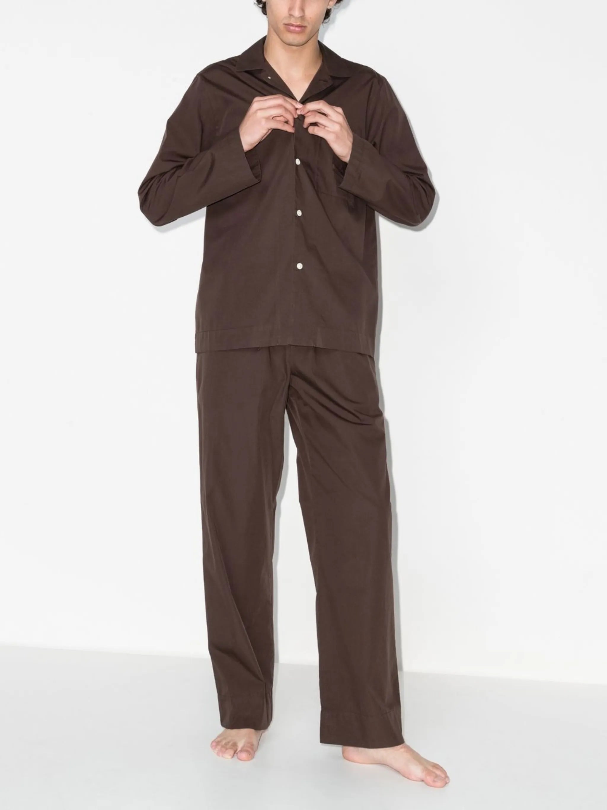 long-sleeve pyjama shirt