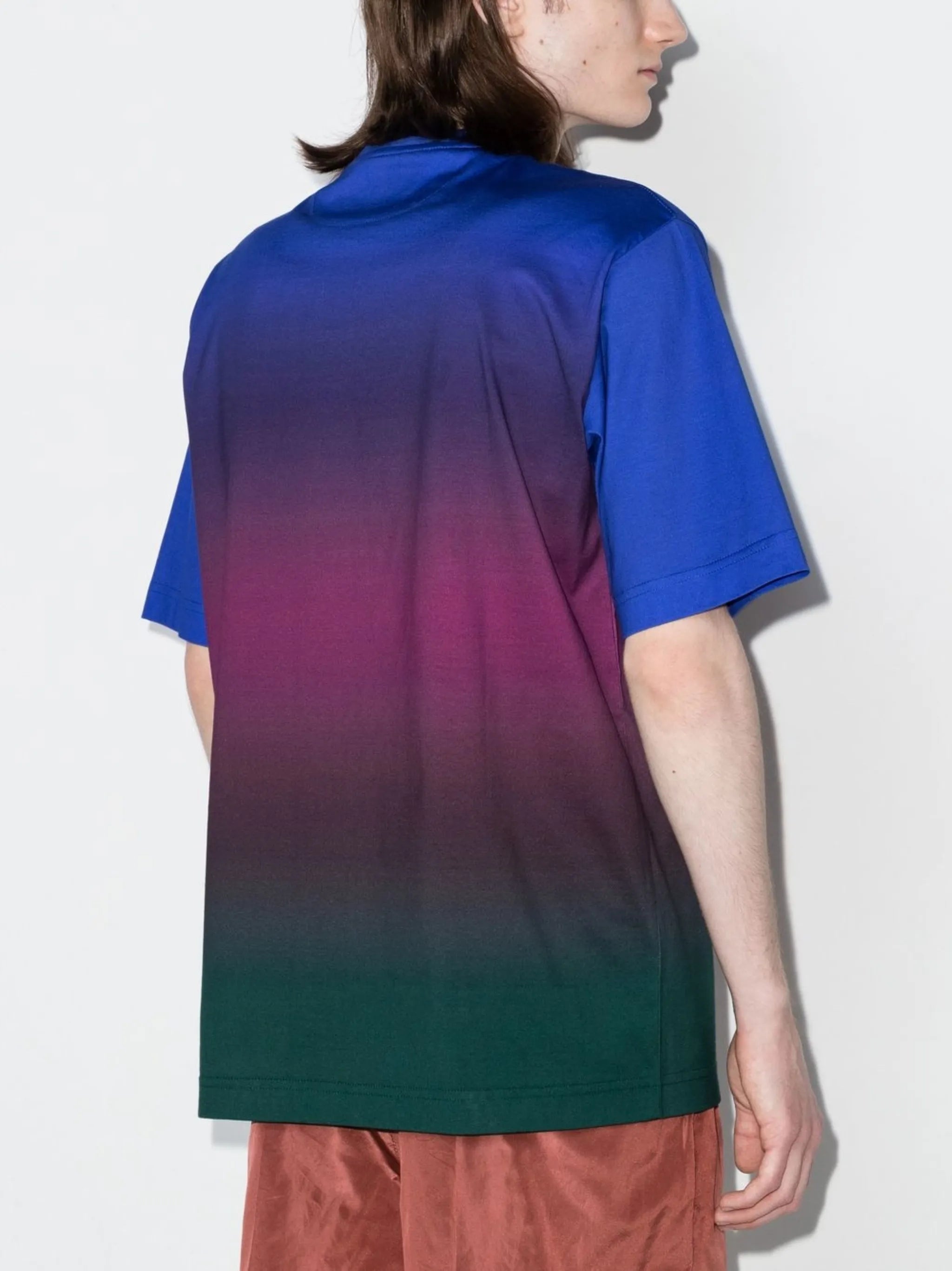 gradient-print T-shirt